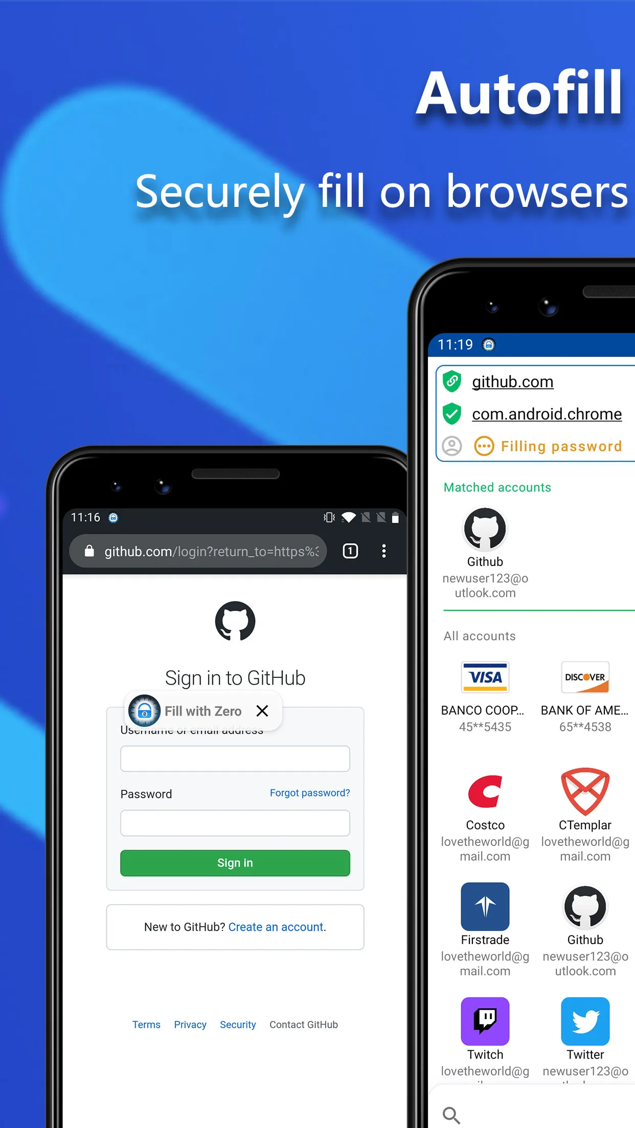 Offline password manager: Zero | Indus Appstore | Screenshot