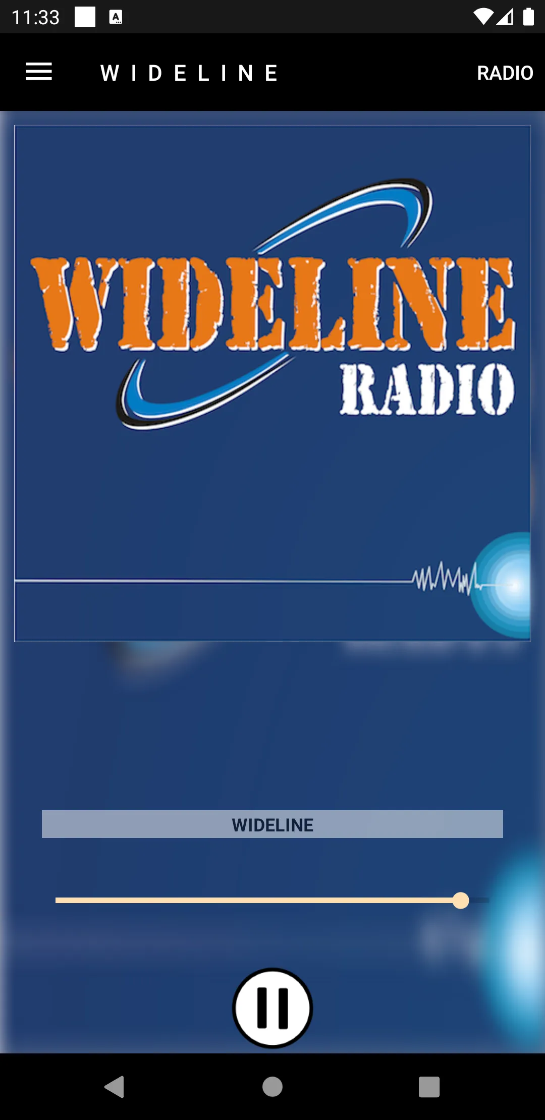 Wideline Radio | Indus Appstore | Screenshot