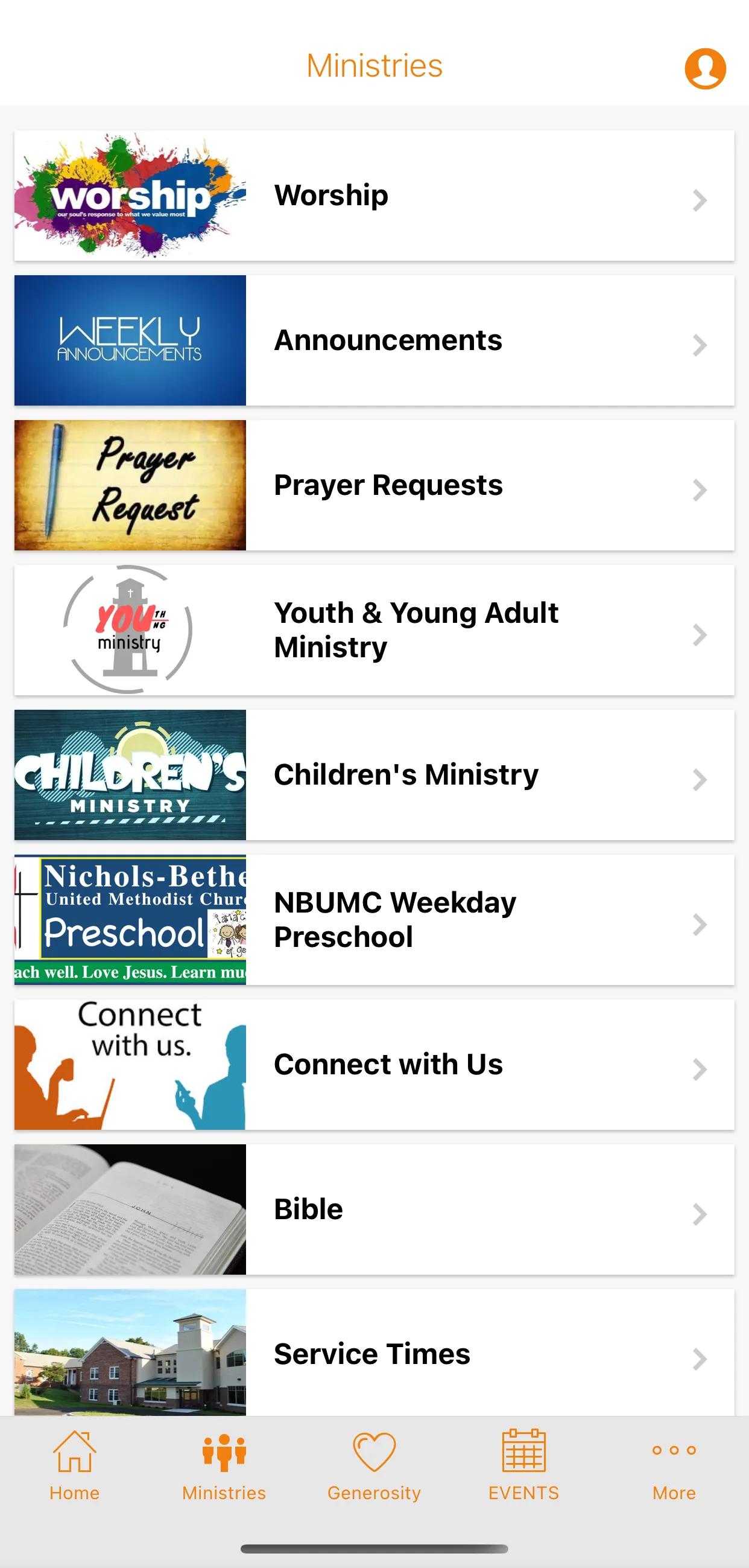 Nichols-Bethel UMC | Indus Appstore | Screenshot