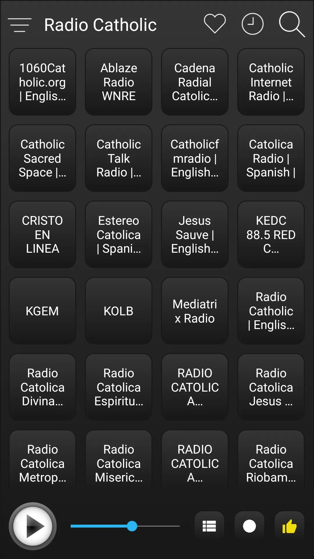 Catholic Radio FM AM Music | Indus Appstore | Screenshot