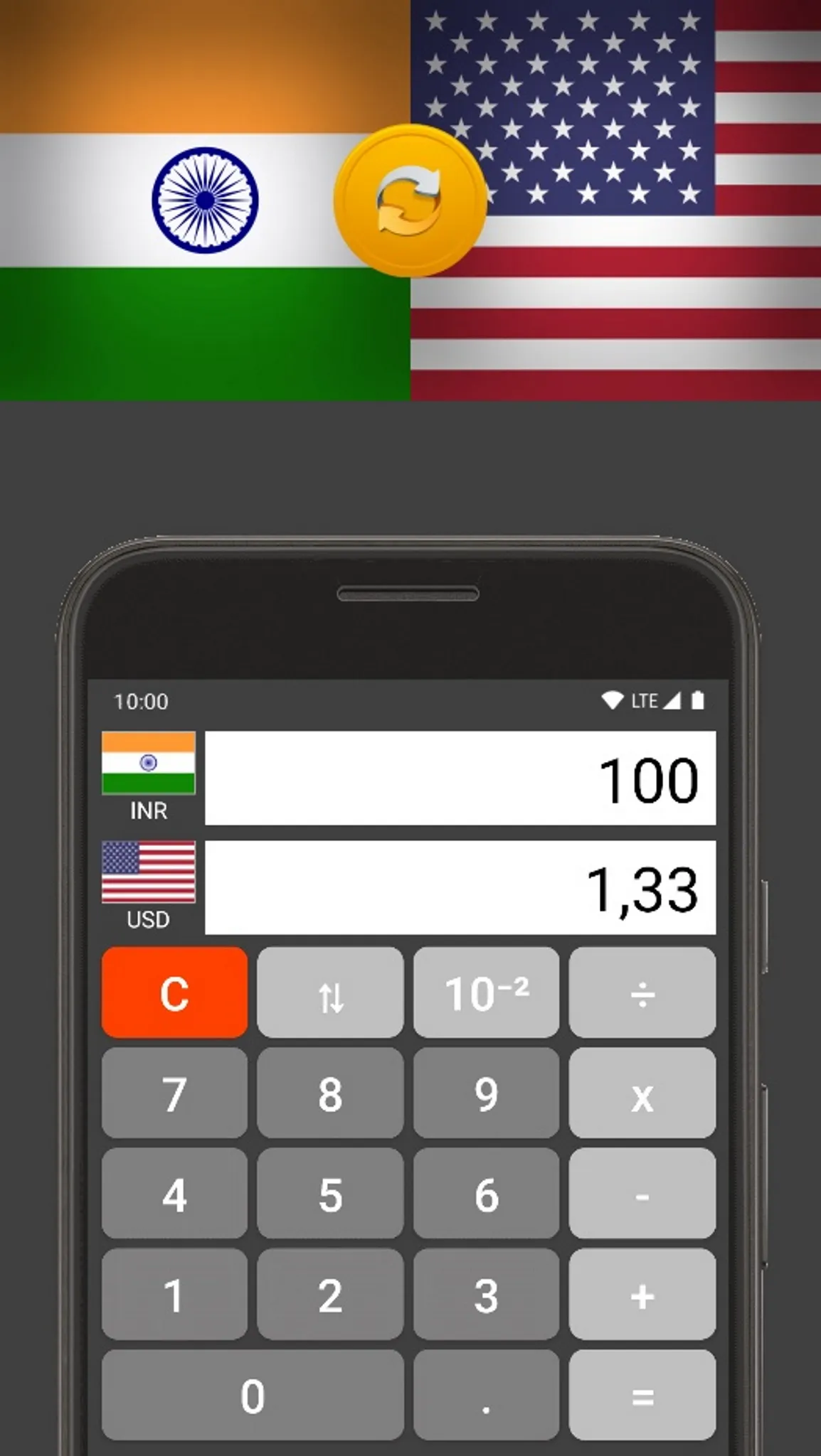 Indian Rupee / US Dollar | Indus Appstore | Screenshot