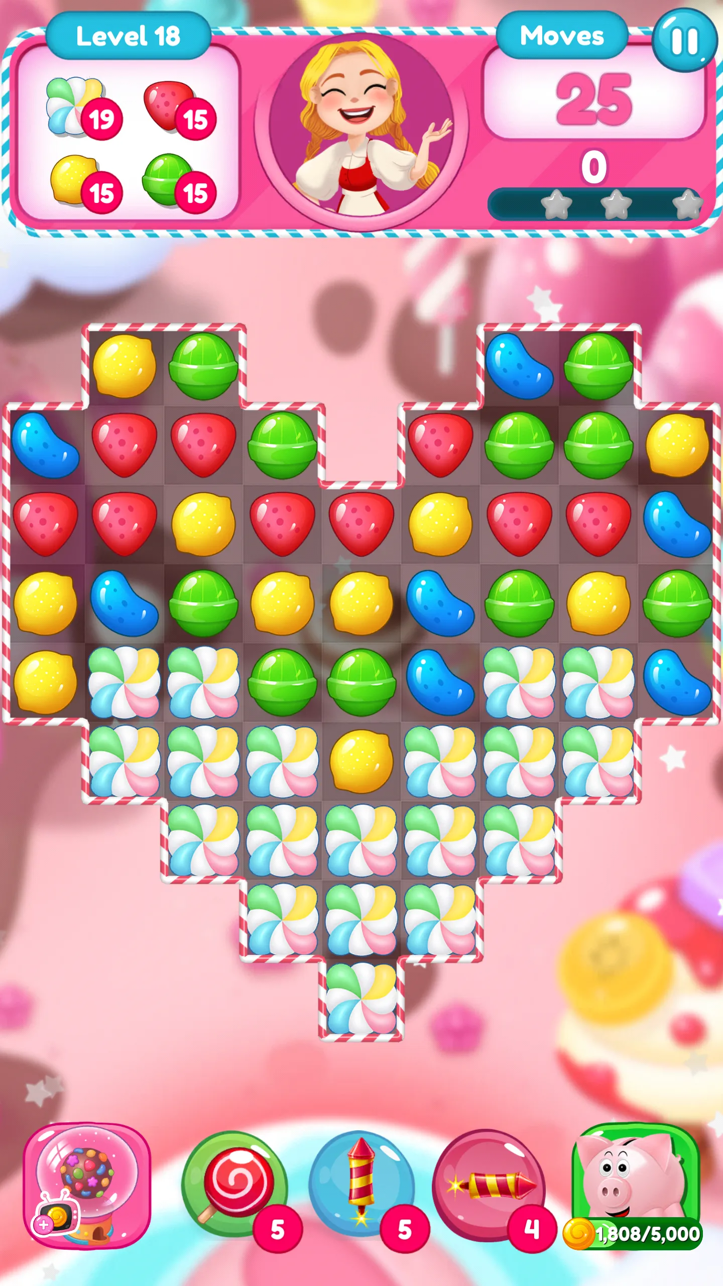 Sweet Candy Bomb: Match 3 Game | Indus Appstore | Screenshot