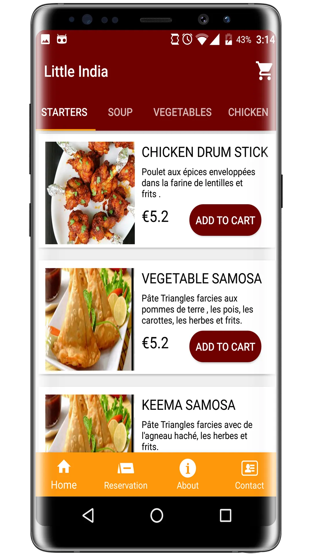 Little India Restaurant | Indus Appstore | Screenshot