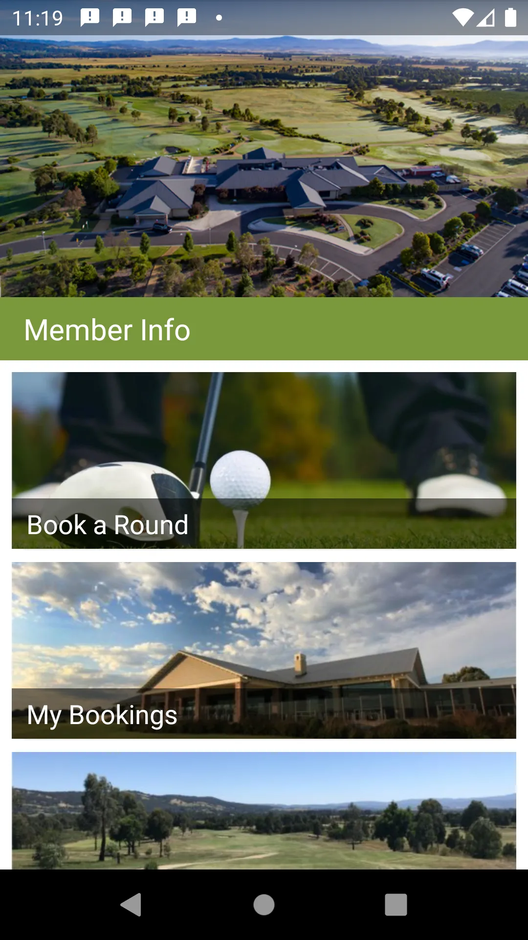 Yering Meadows Golf Club | Indus Appstore | Screenshot