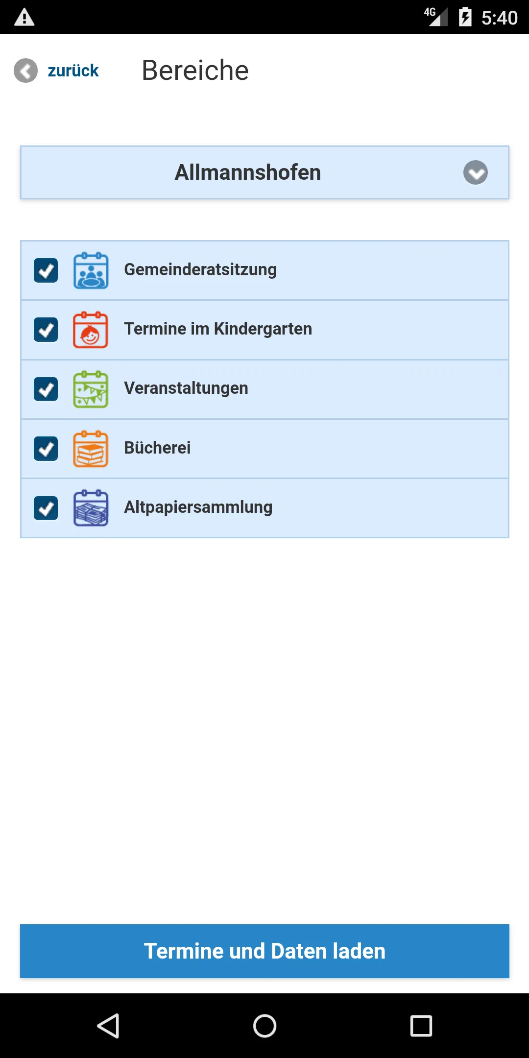 Gemeinde Allmannshofen App | Indus Appstore | Screenshot