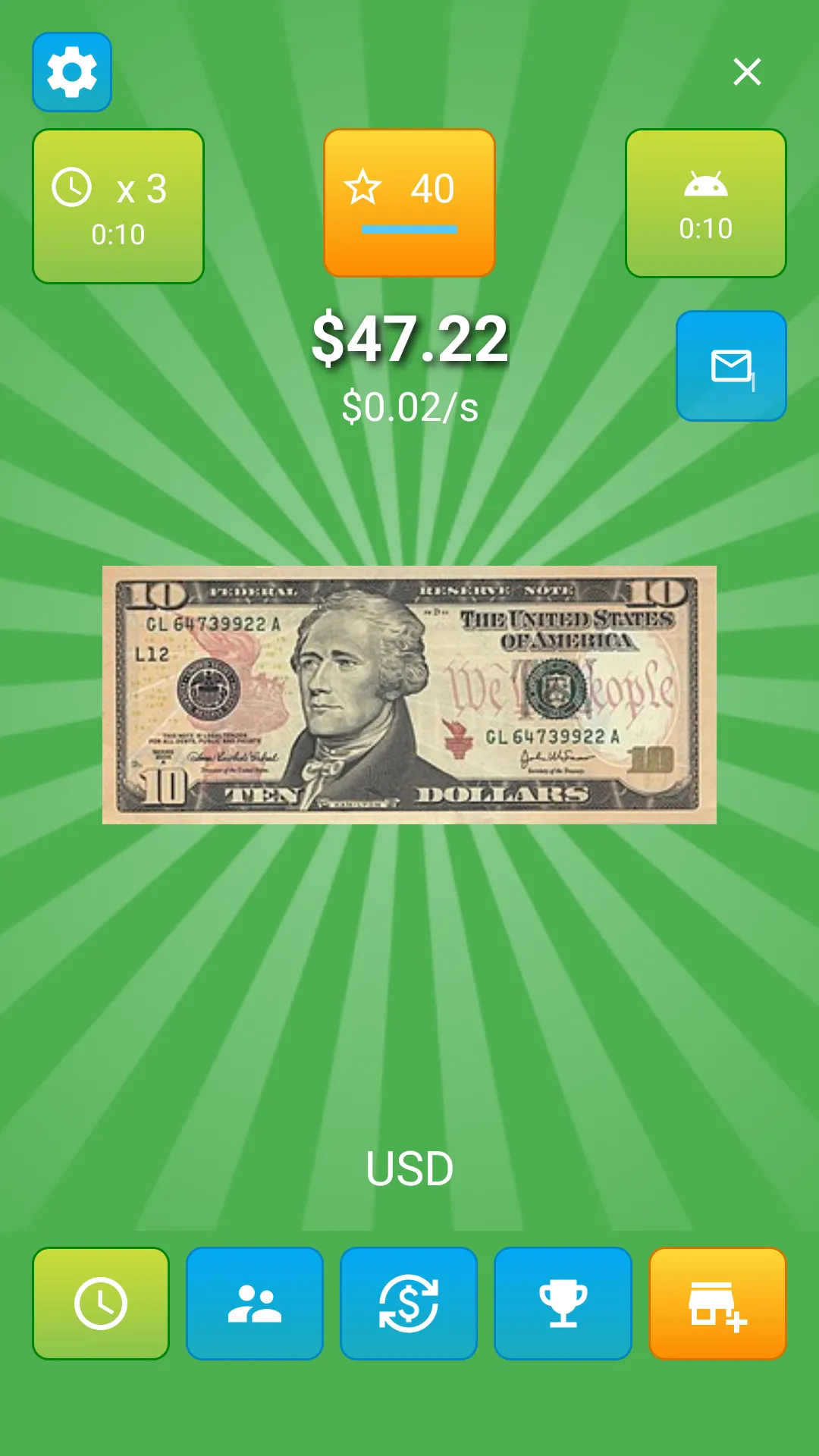 Money Clicker Game | Indus Appstore | Screenshot