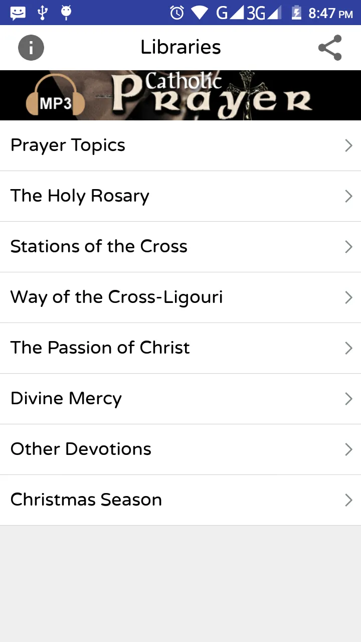 Catholic Prayer Audio Set | Indus Appstore | Screenshot