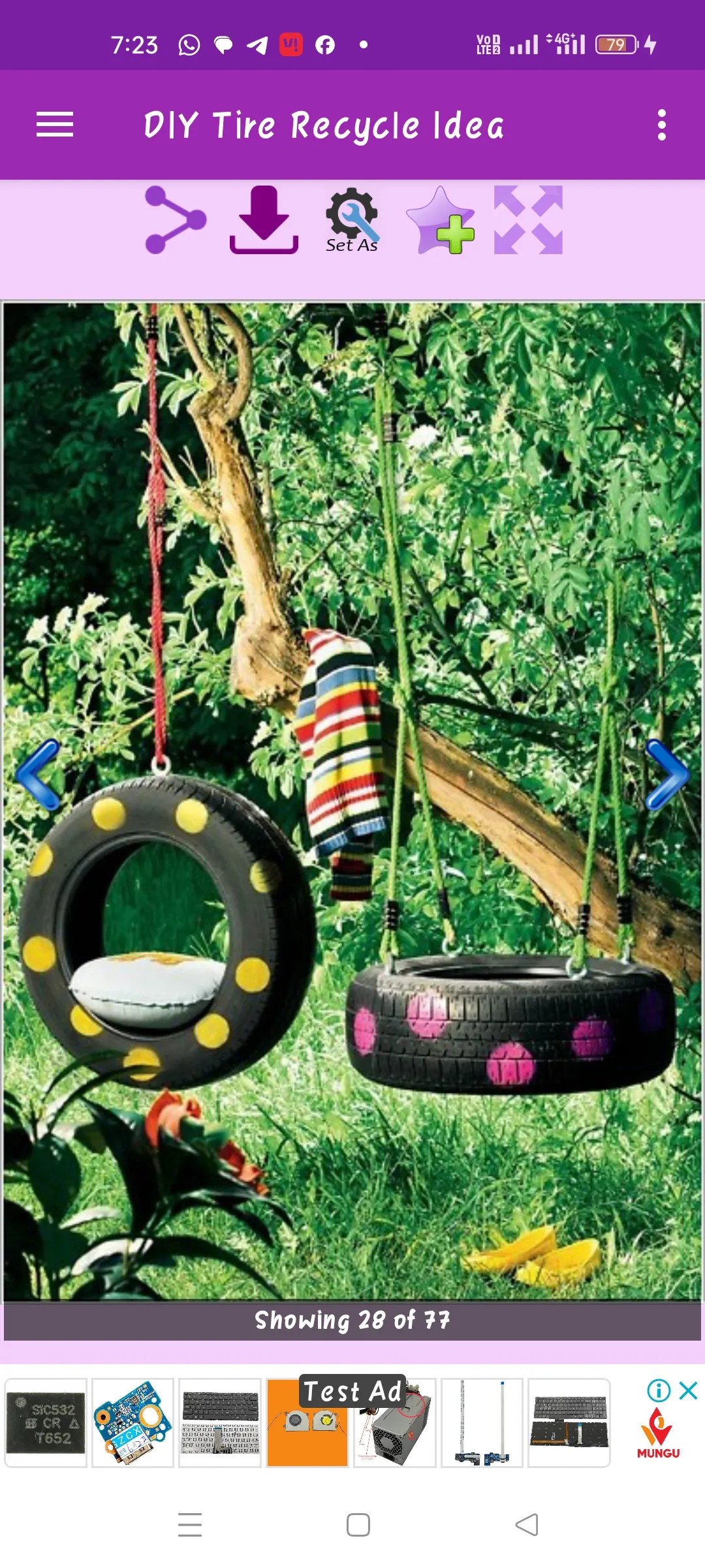 DIY Tire Recycle Idea Gallery | Indus Appstore | Screenshot