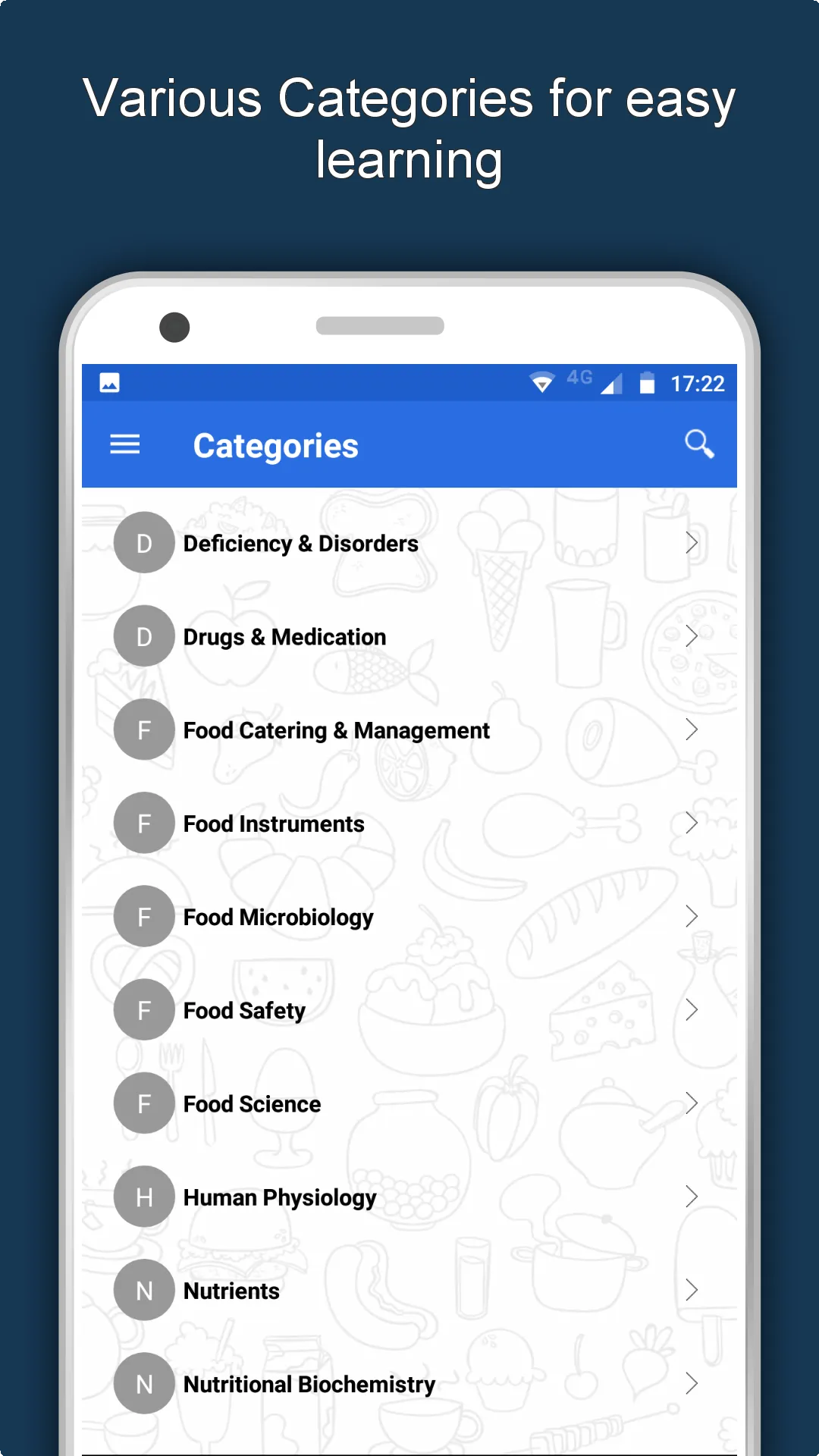 Food Science & Nutrition App | Indus Appstore | Screenshot