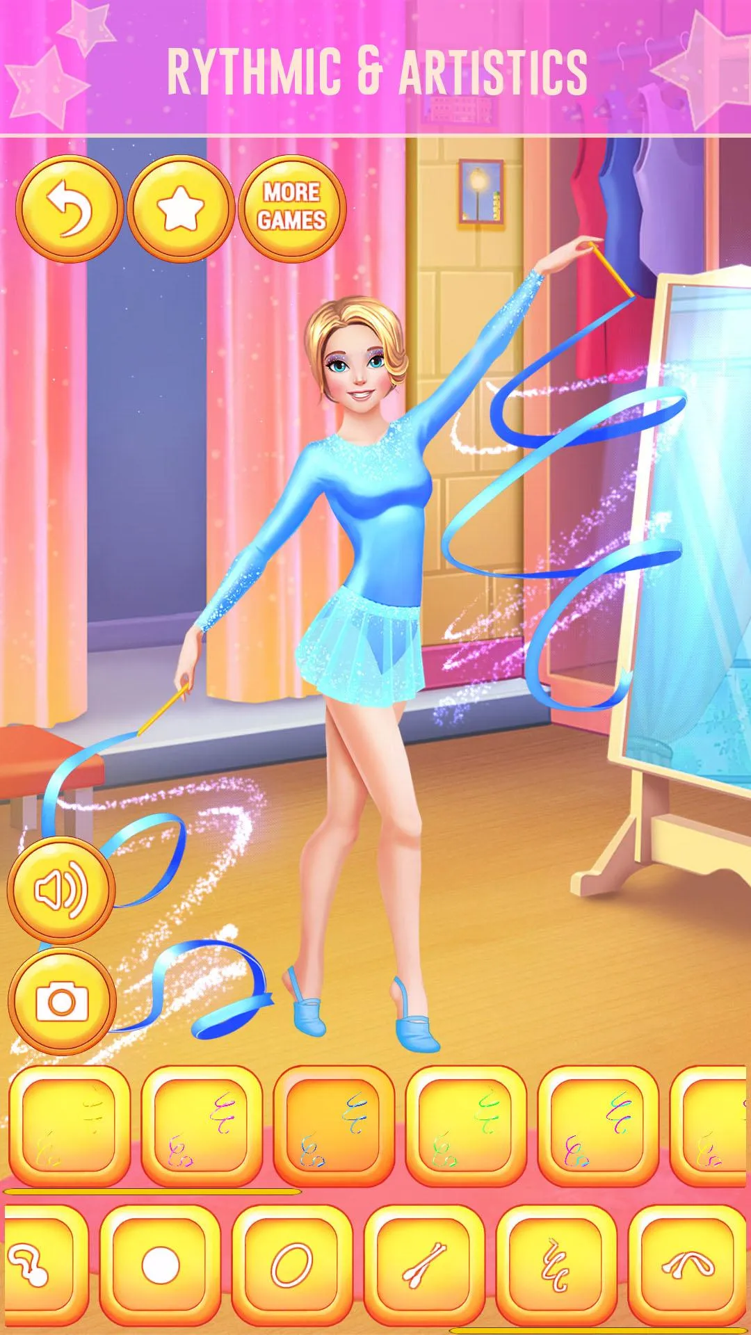 Gymnastics Girls Dress Up Game | Indus Appstore | Screenshot