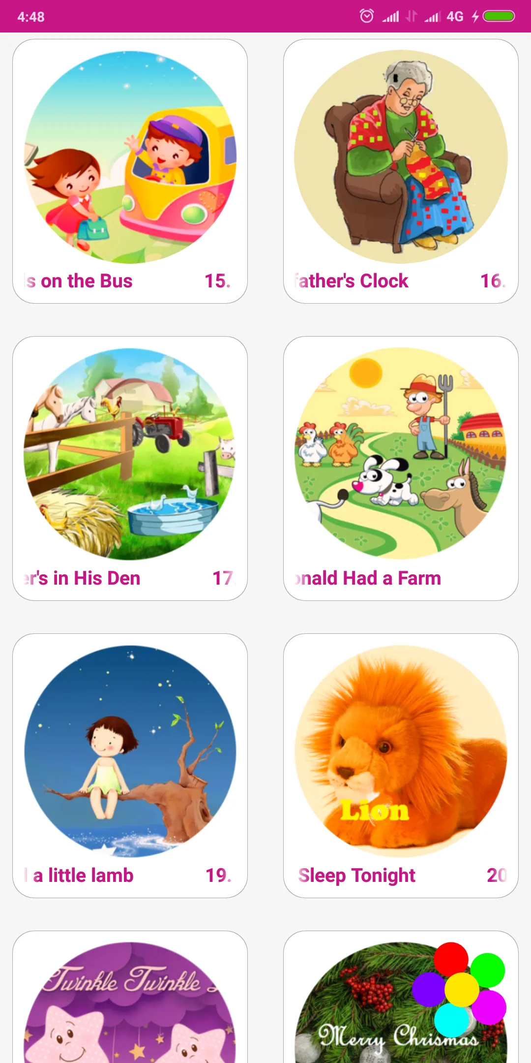 Kids Songs Offline | Indus Appstore | Screenshot