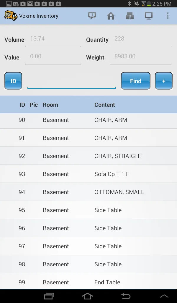 Voxme Inventory Universal | Indus Appstore | Screenshot