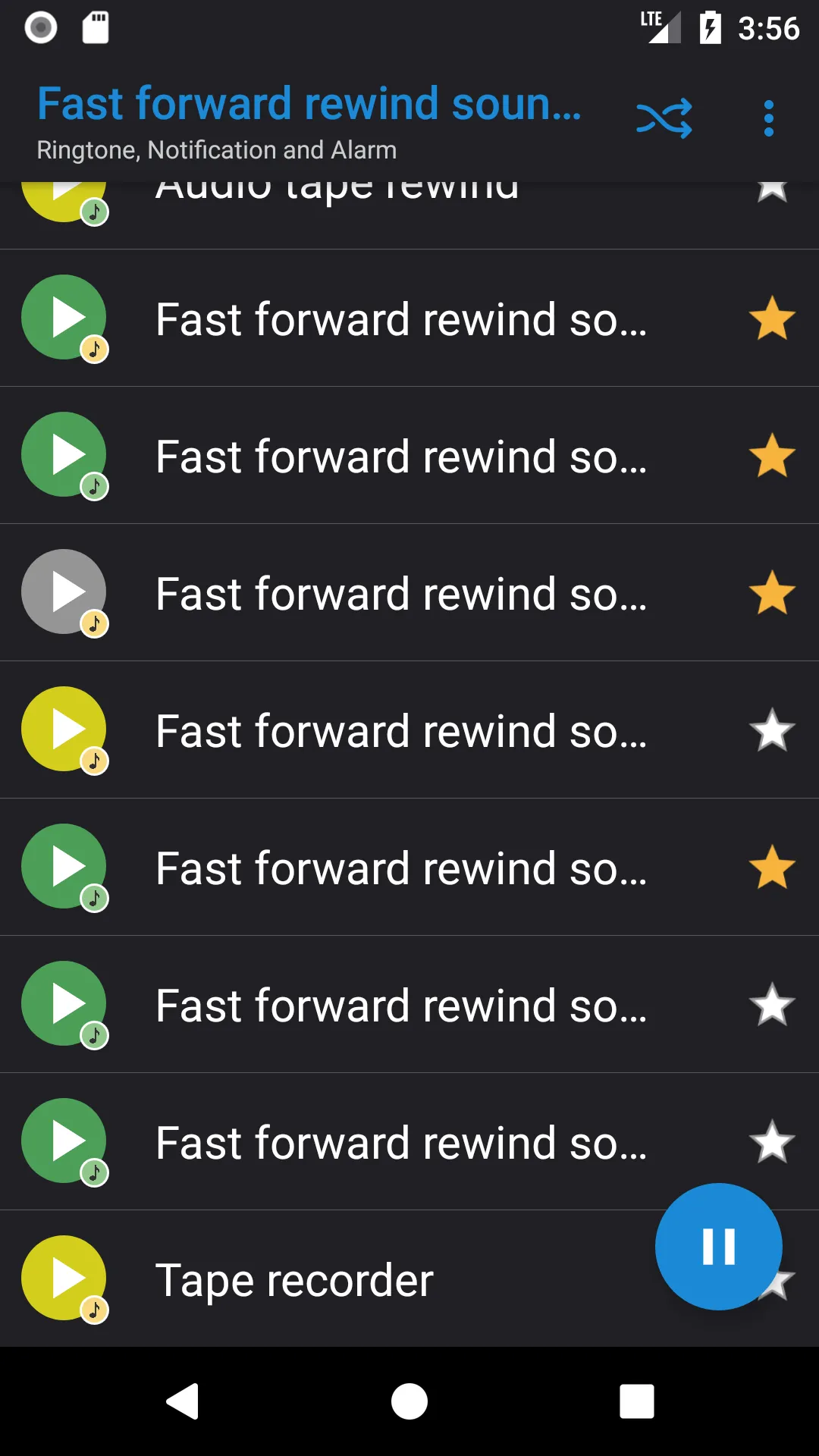 Fast forward rewind sounds | Indus Appstore | Screenshot