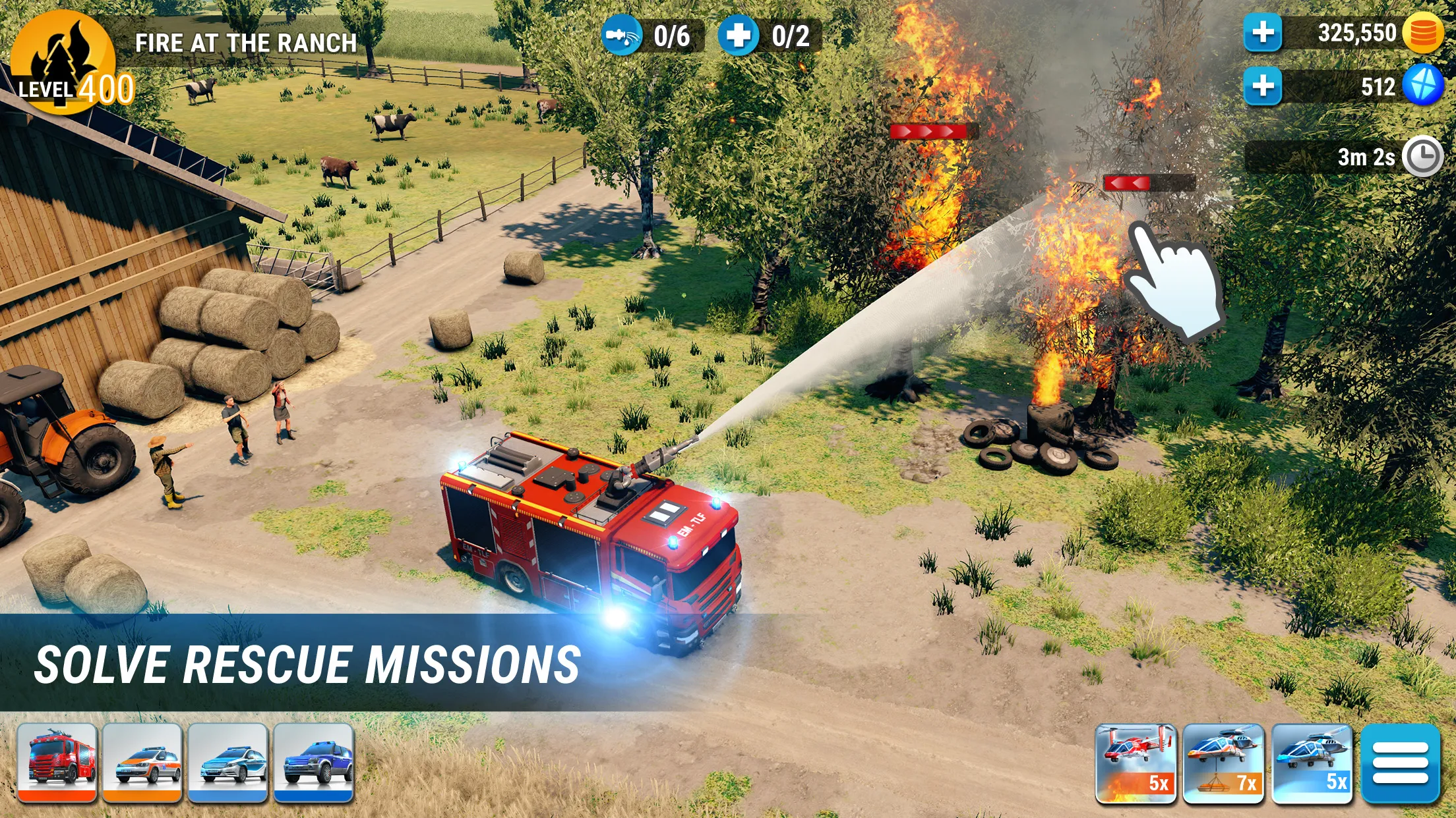EMERGENCY HQ: firefighter game | Indus Appstore | Screenshot