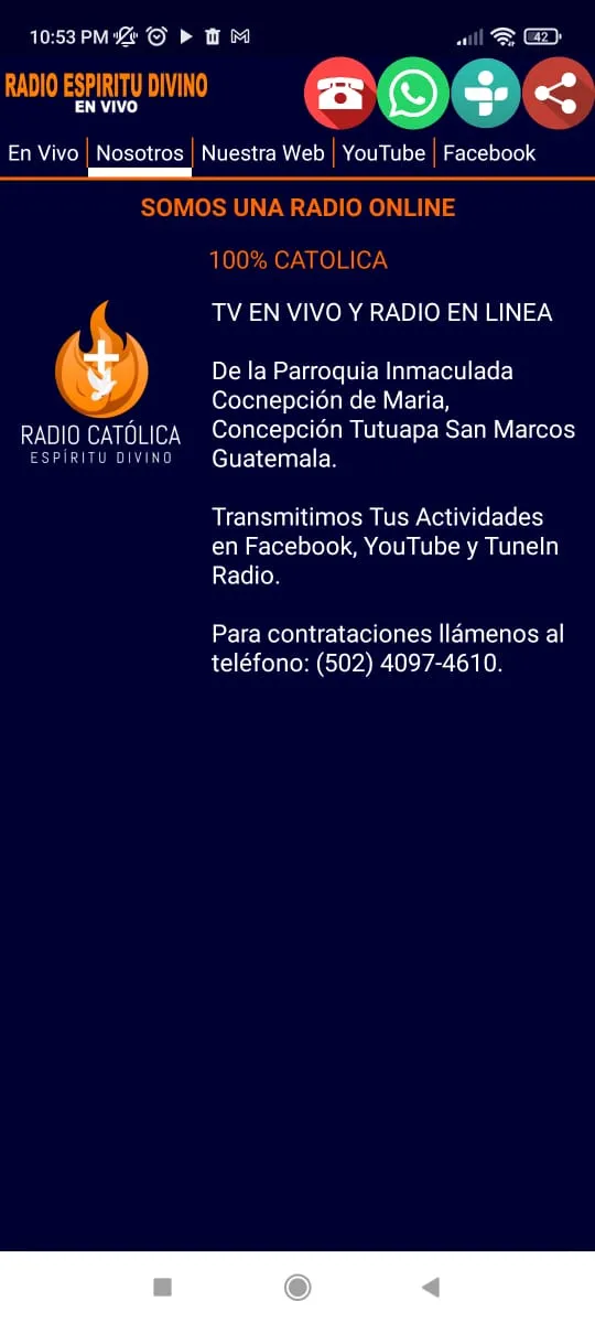 Radio Espiritu Divino | Indus Appstore | Screenshot