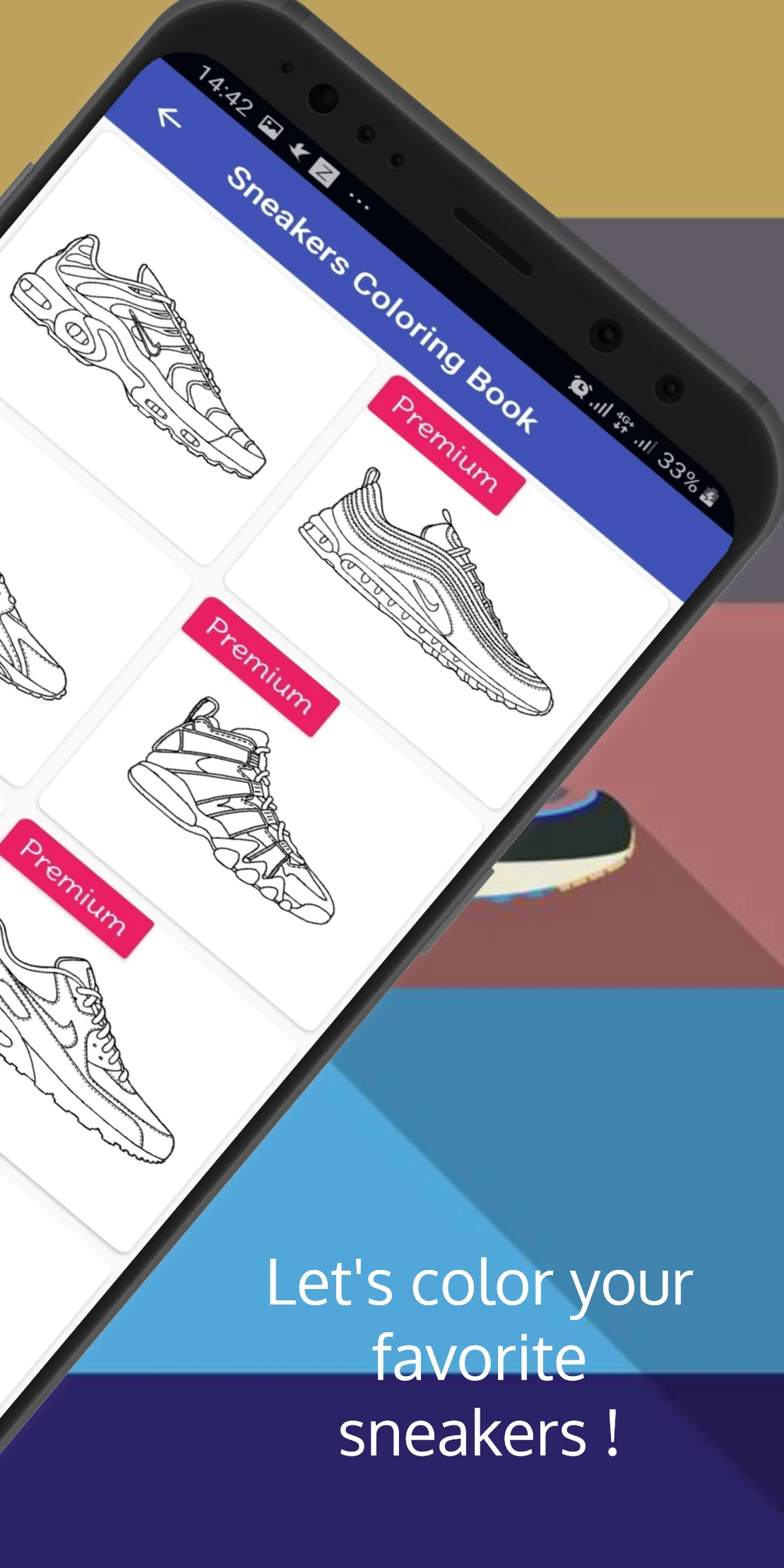 Sneakers Art Coloring Book | Indus Appstore | Screenshot