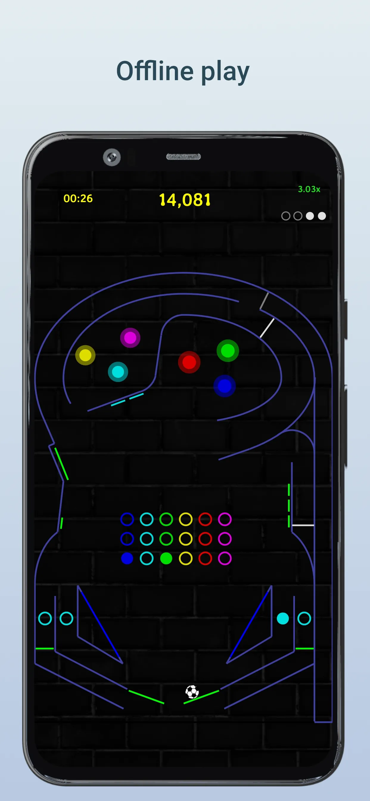 Neon Pinball : Relaxing | Indus Appstore | Screenshot