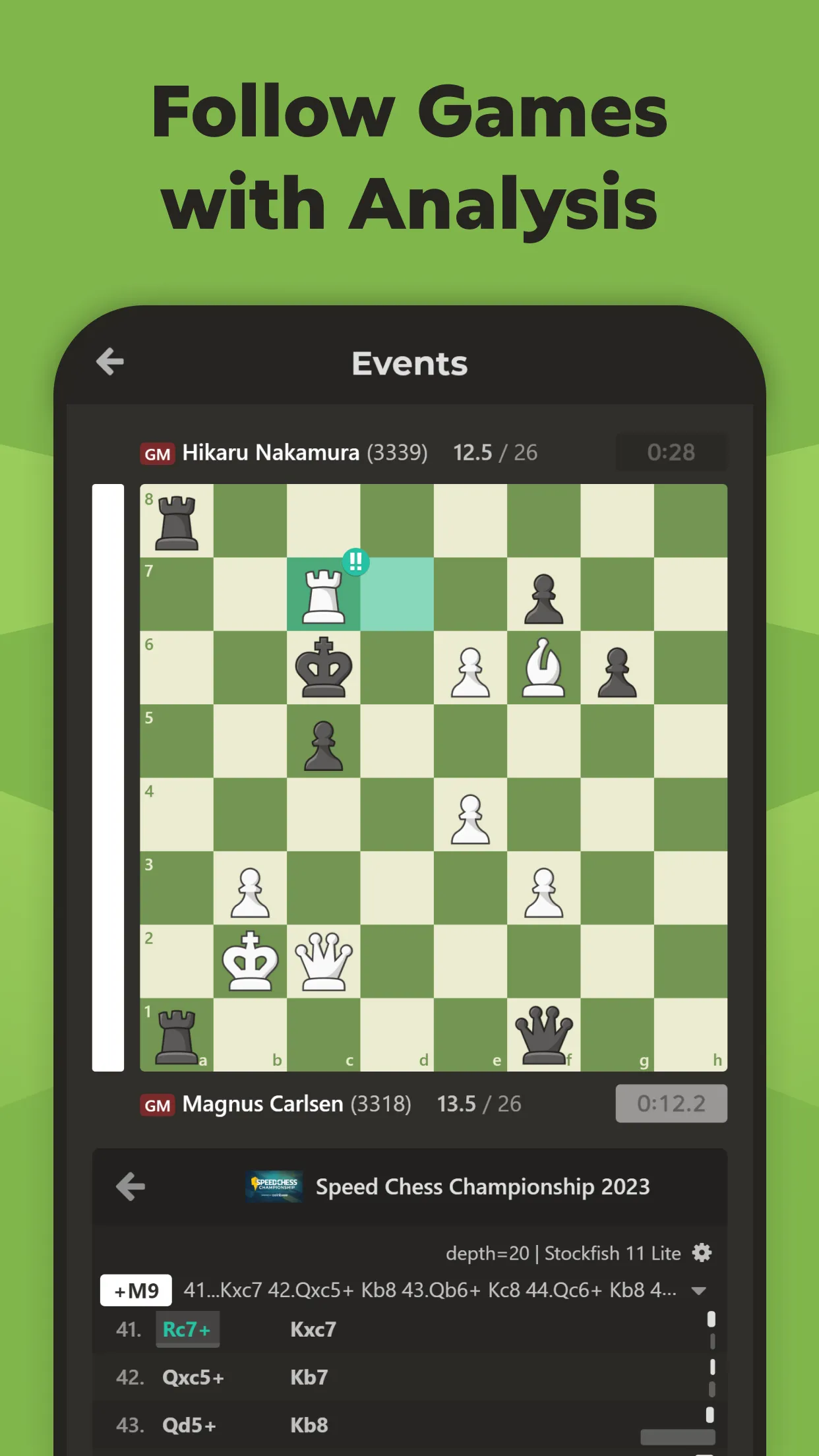 Chess Events: Games & Results | Indus Appstore | Screenshot