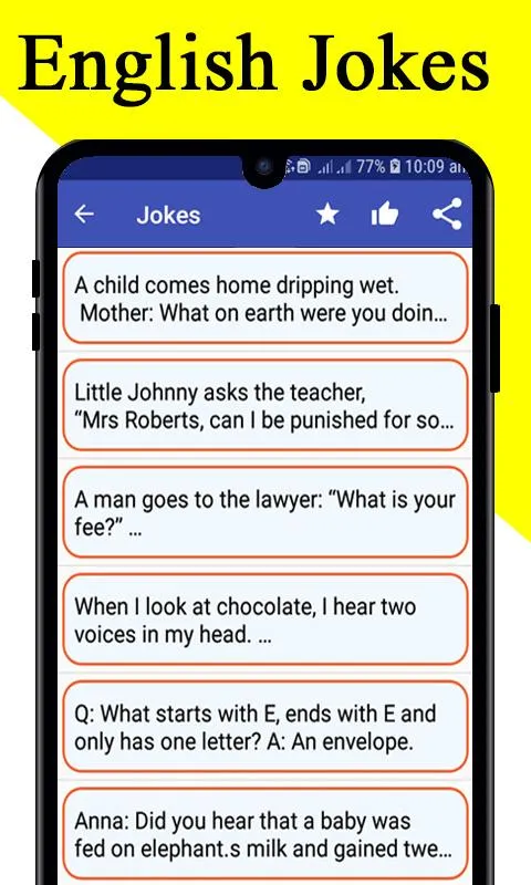 Jokes And Riddles in English | Indus Appstore | Screenshot