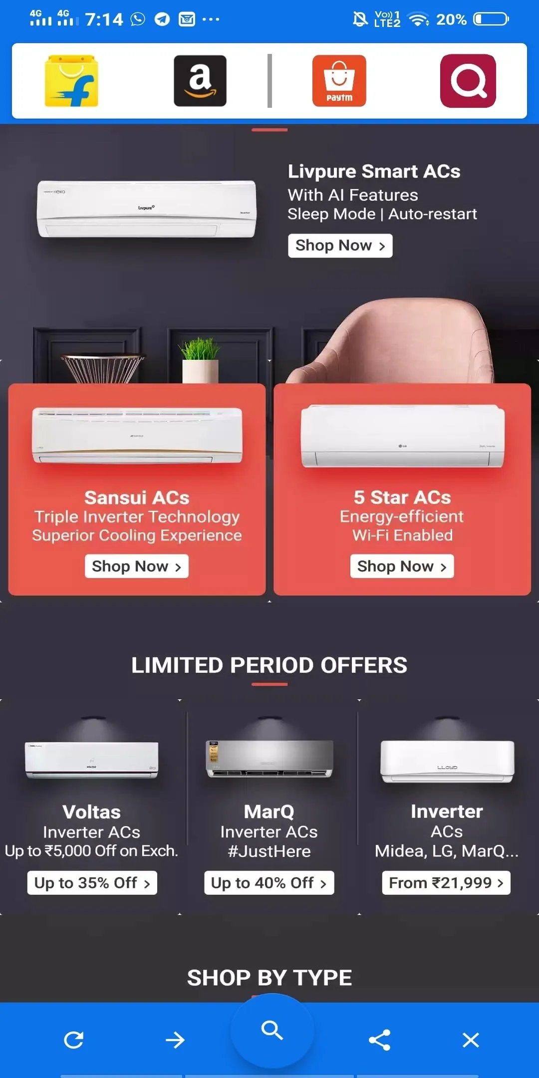 Air conditioner shopping onlin | Indus Appstore | Screenshot