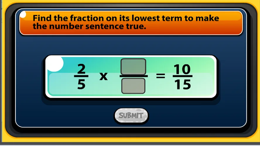 Multiply Dissimilar Fractions | Indus Appstore | Screenshot