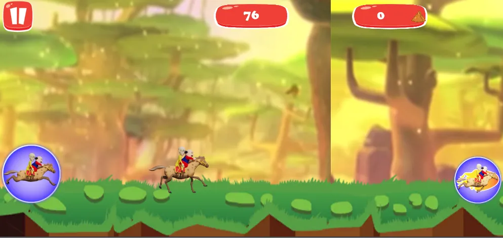 Motu Patlu Horse Riding | Indus Appstore | Screenshot