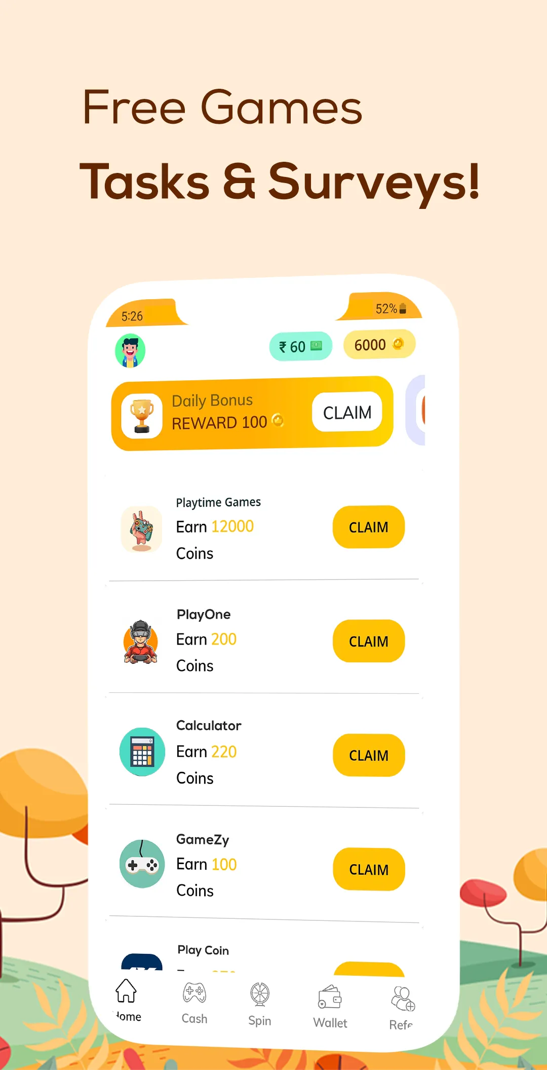 Earn Adda: Play & Earn Cash | Indus Appstore | Screenshot