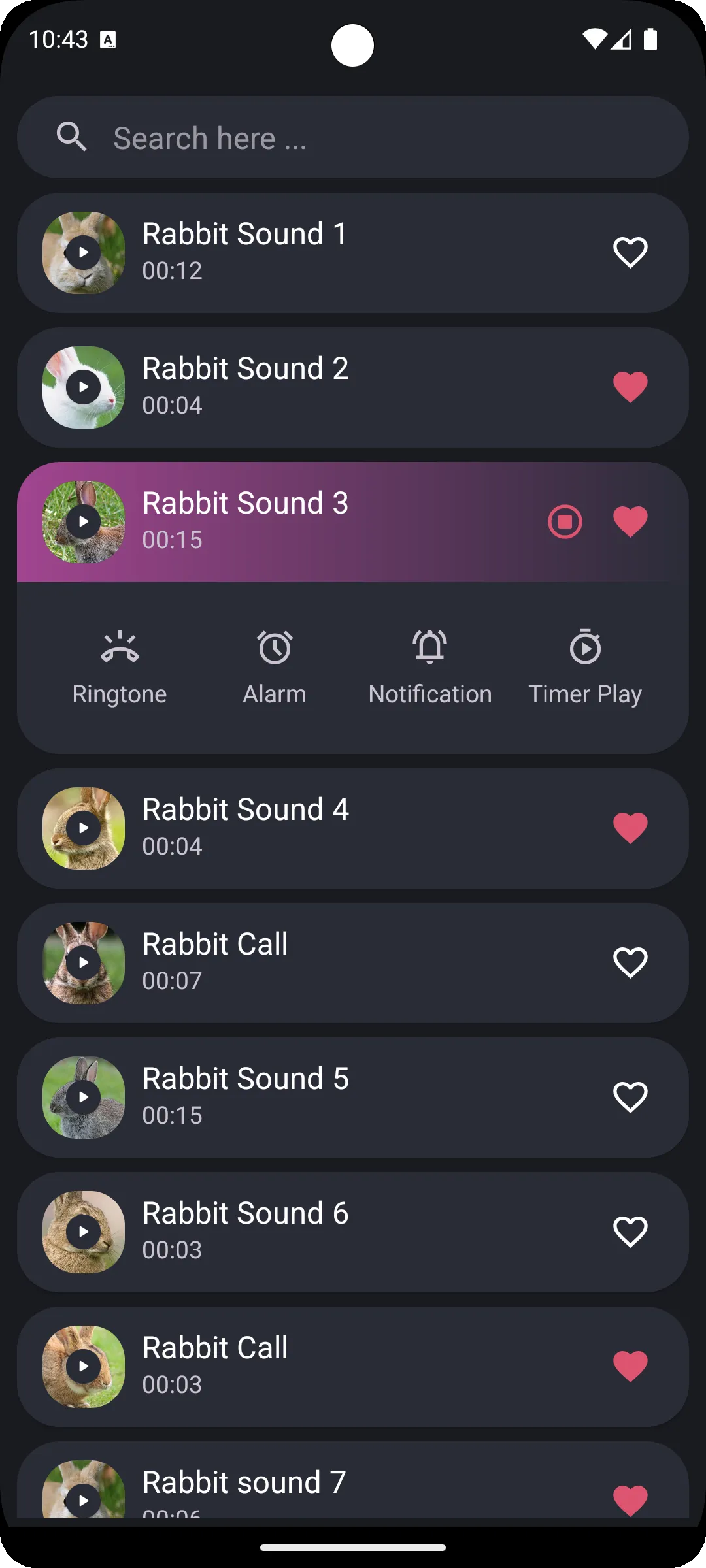 Rabbit Sounds | Indus Appstore | Screenshot