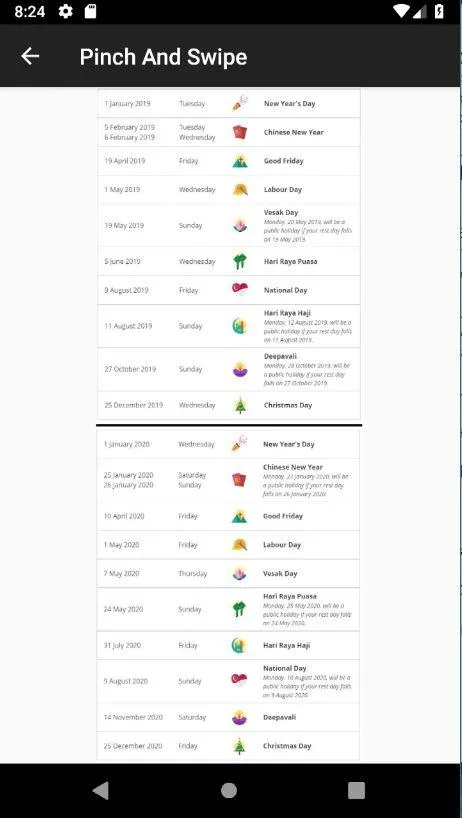 Singapore Calendar 2024 Horse | Indus Appstore | Screenshot