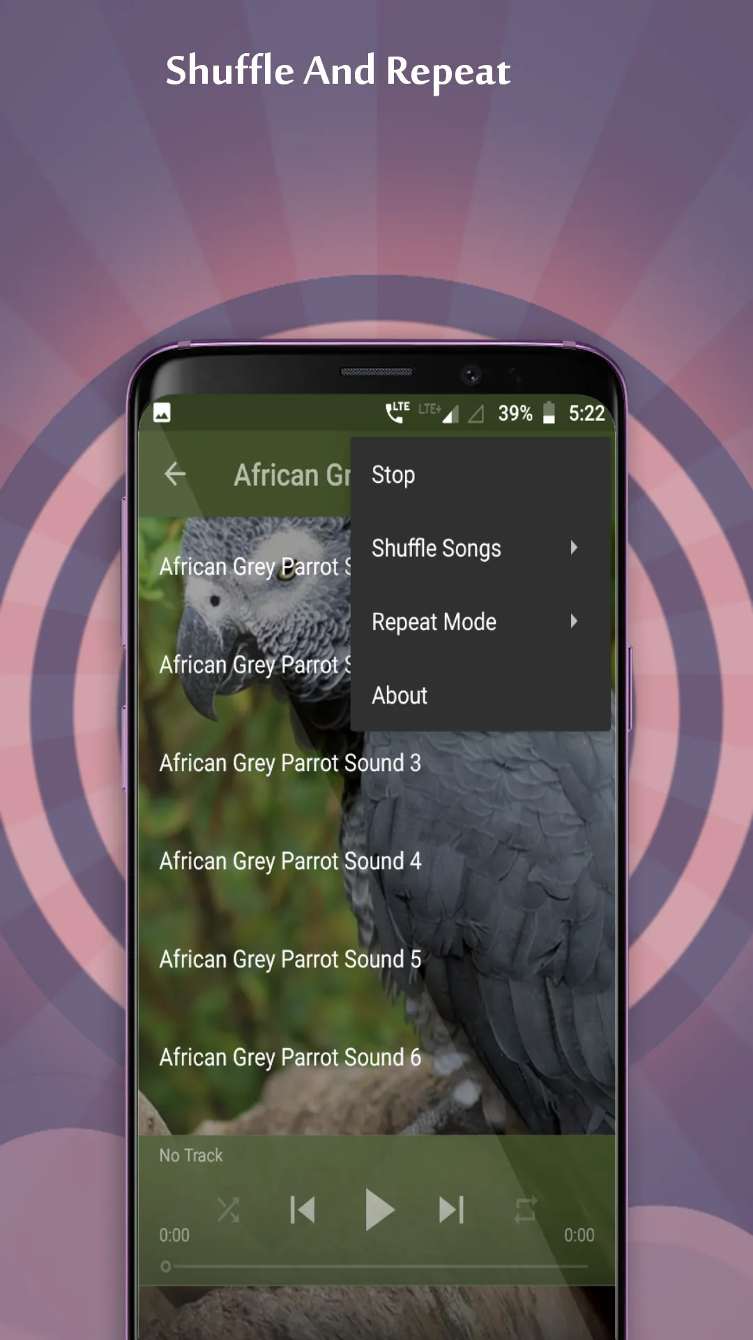 African Grey Parrot Sounds | Indus Appstore | Screenshot