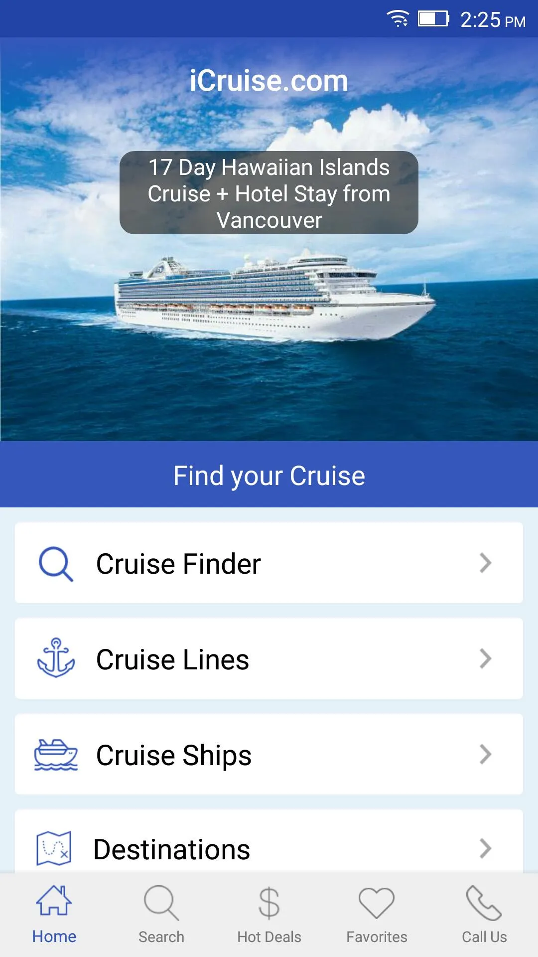 Cruise Finder - iCruise.com | Indus Appstore | Screenshot