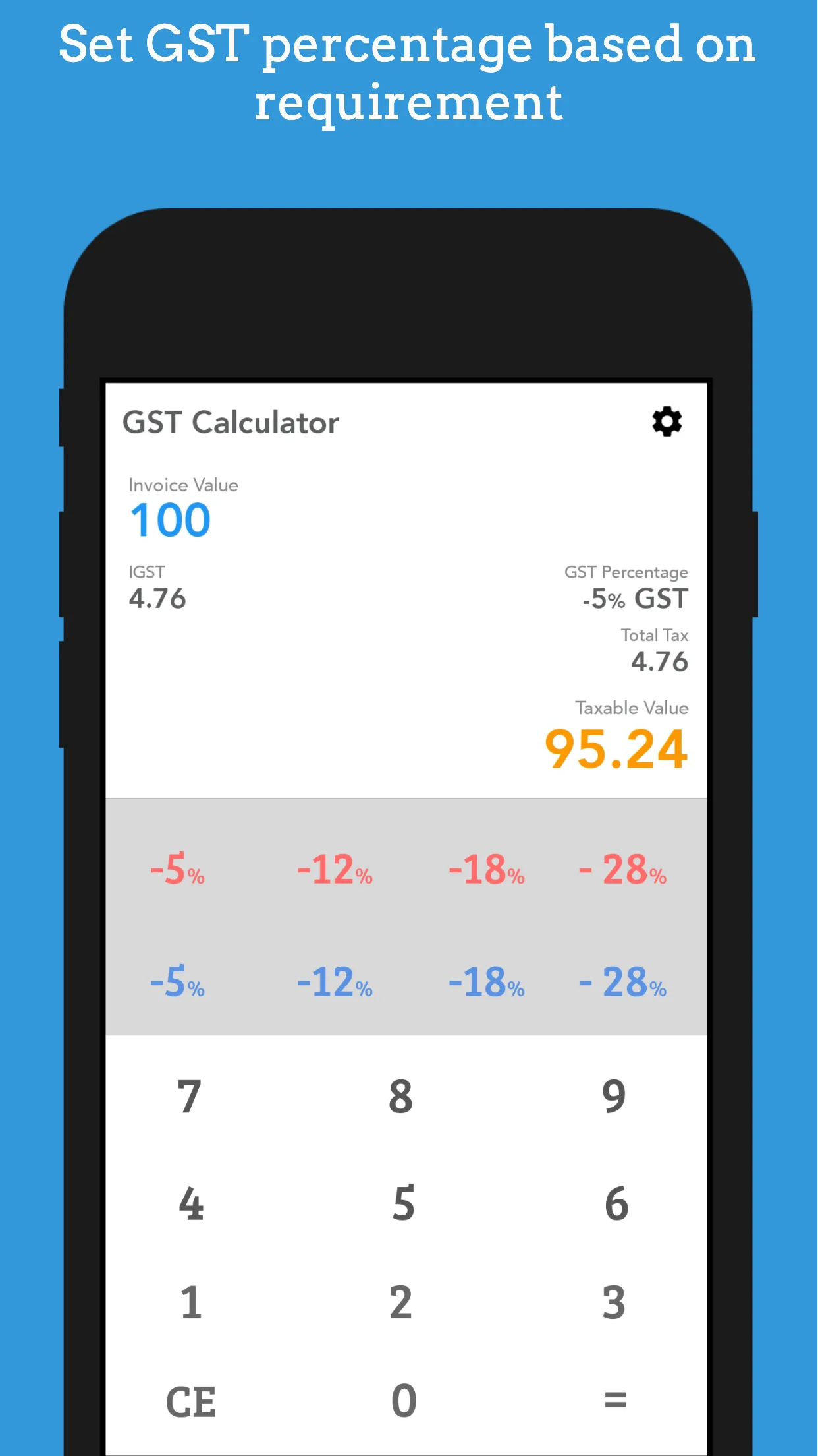 Quick GST-VAT Calculator | Indus Appstore | Screenshot