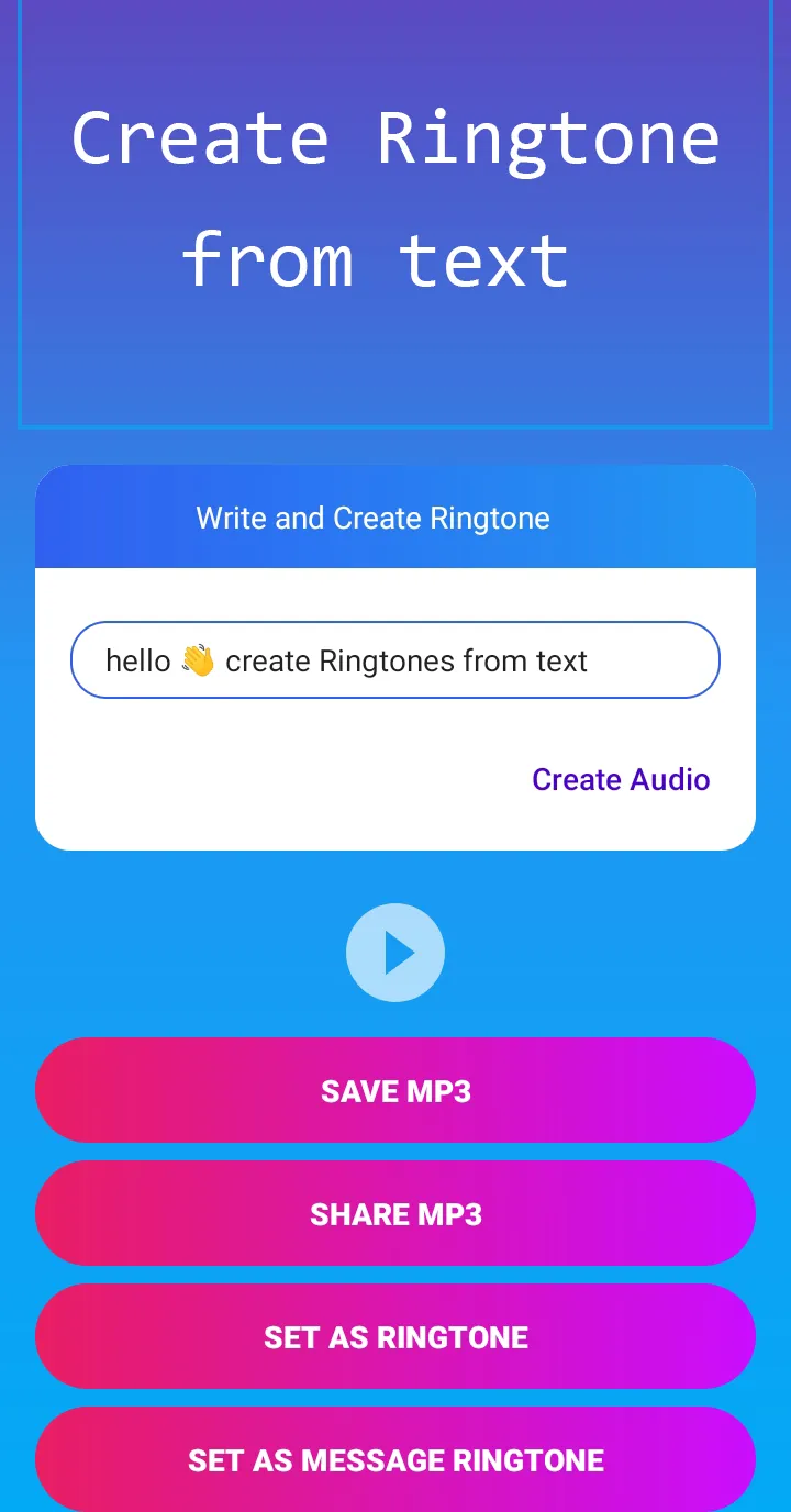 Hindi song ringtone player | Indus Appstore | Screenshot