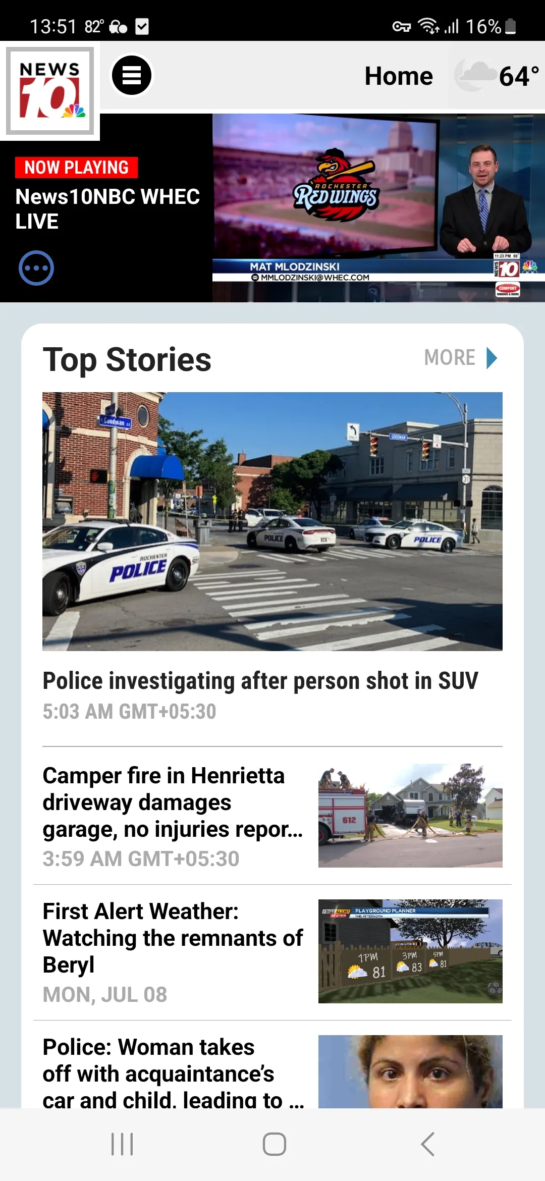 News10NBC WHEC Rochester, NY | Indus Appstore | Screenshot