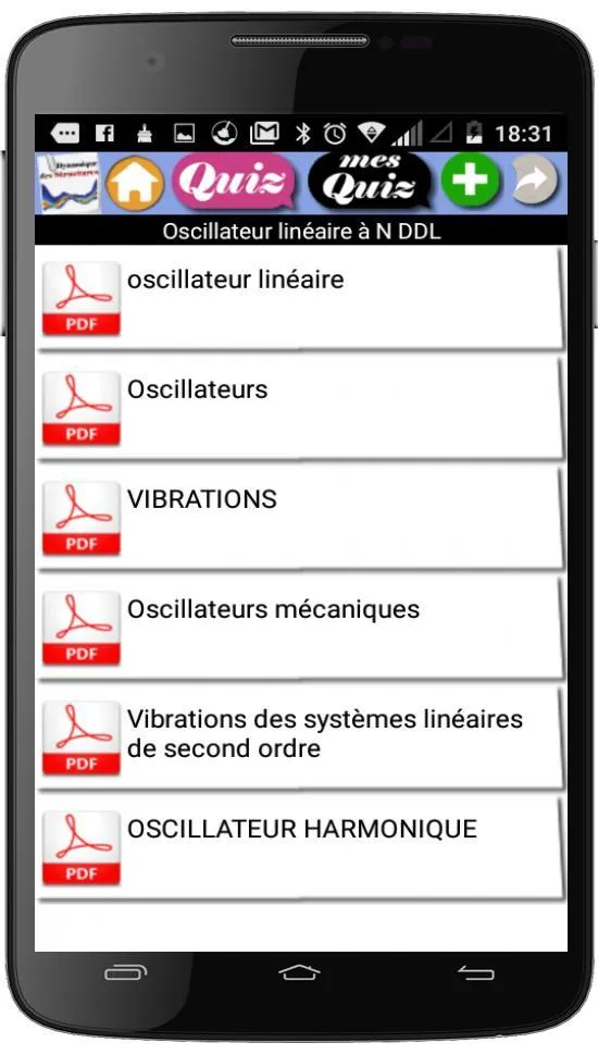 Cours de Dynamique des structu | Indus Appstore | Screenshot