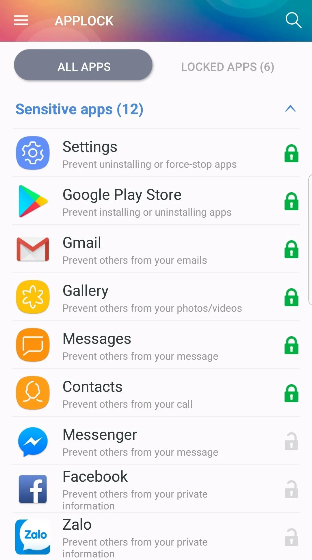 Applock | Indus Appstore | Screenshot