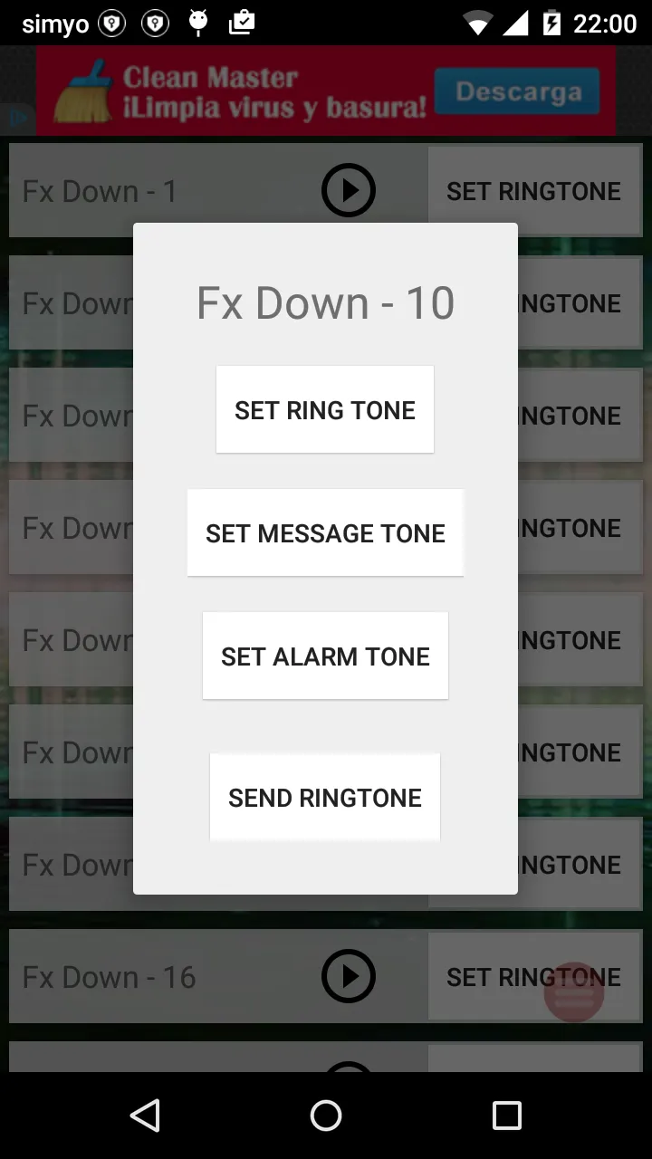 FX & effects Ringtones & alarm | Indus Appstore | Screenshot