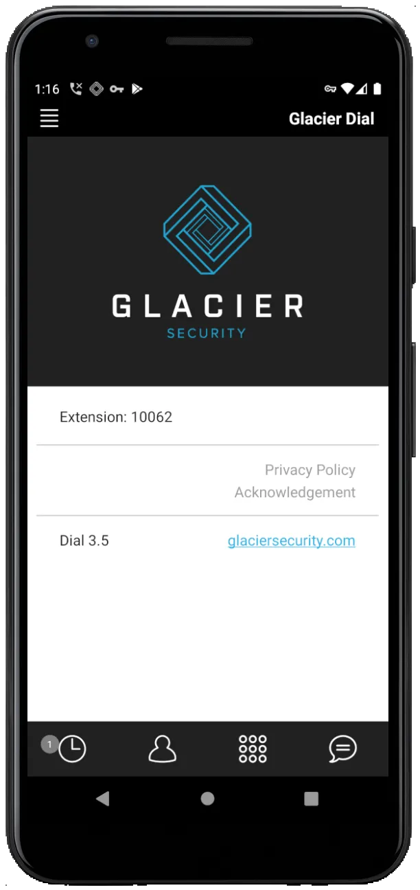 Glacier Dial (Legacy) | Indus Appstore | Screenshot