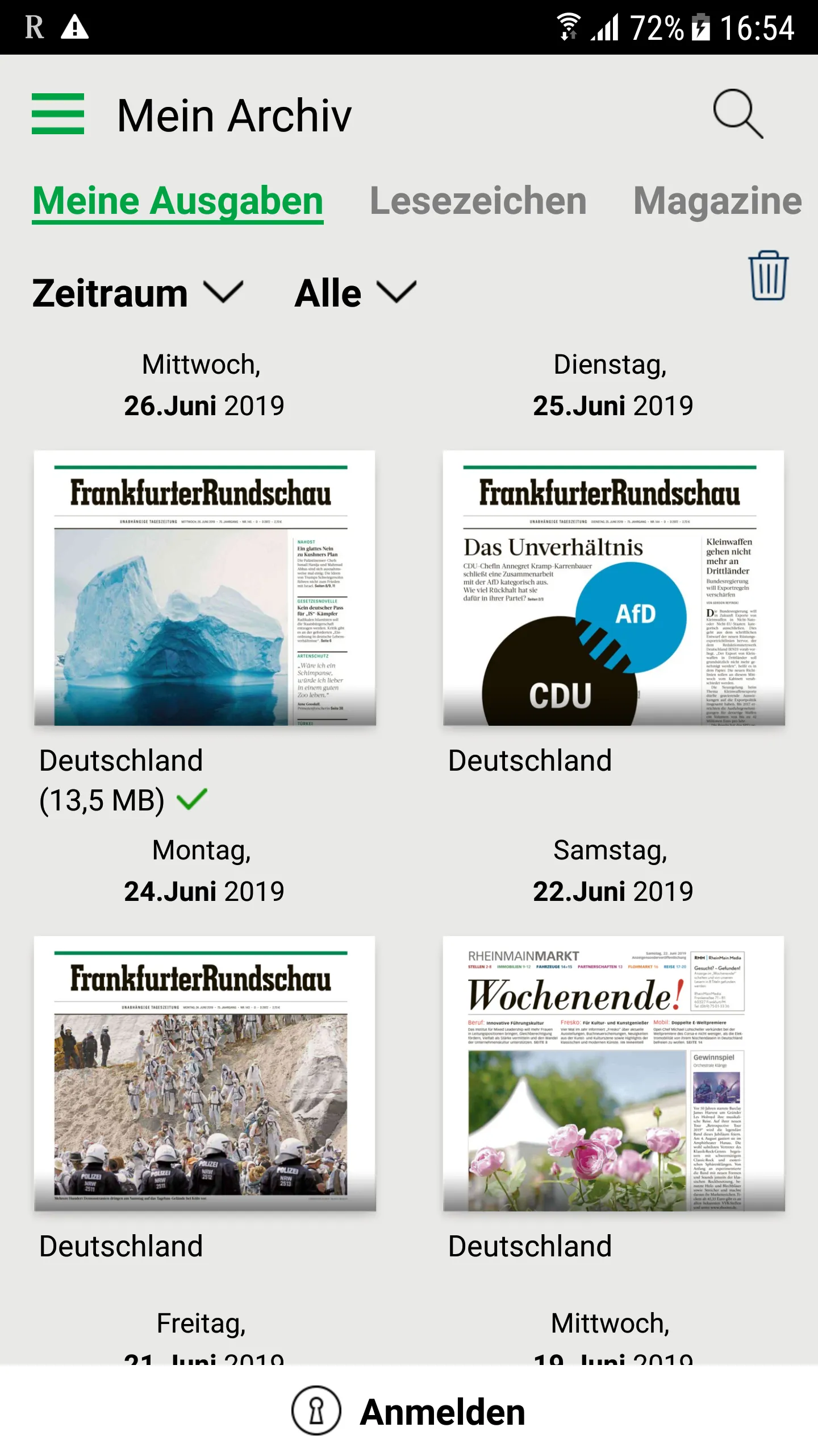 FR Digitale Zeitung | Indus Appstore | Screenshot