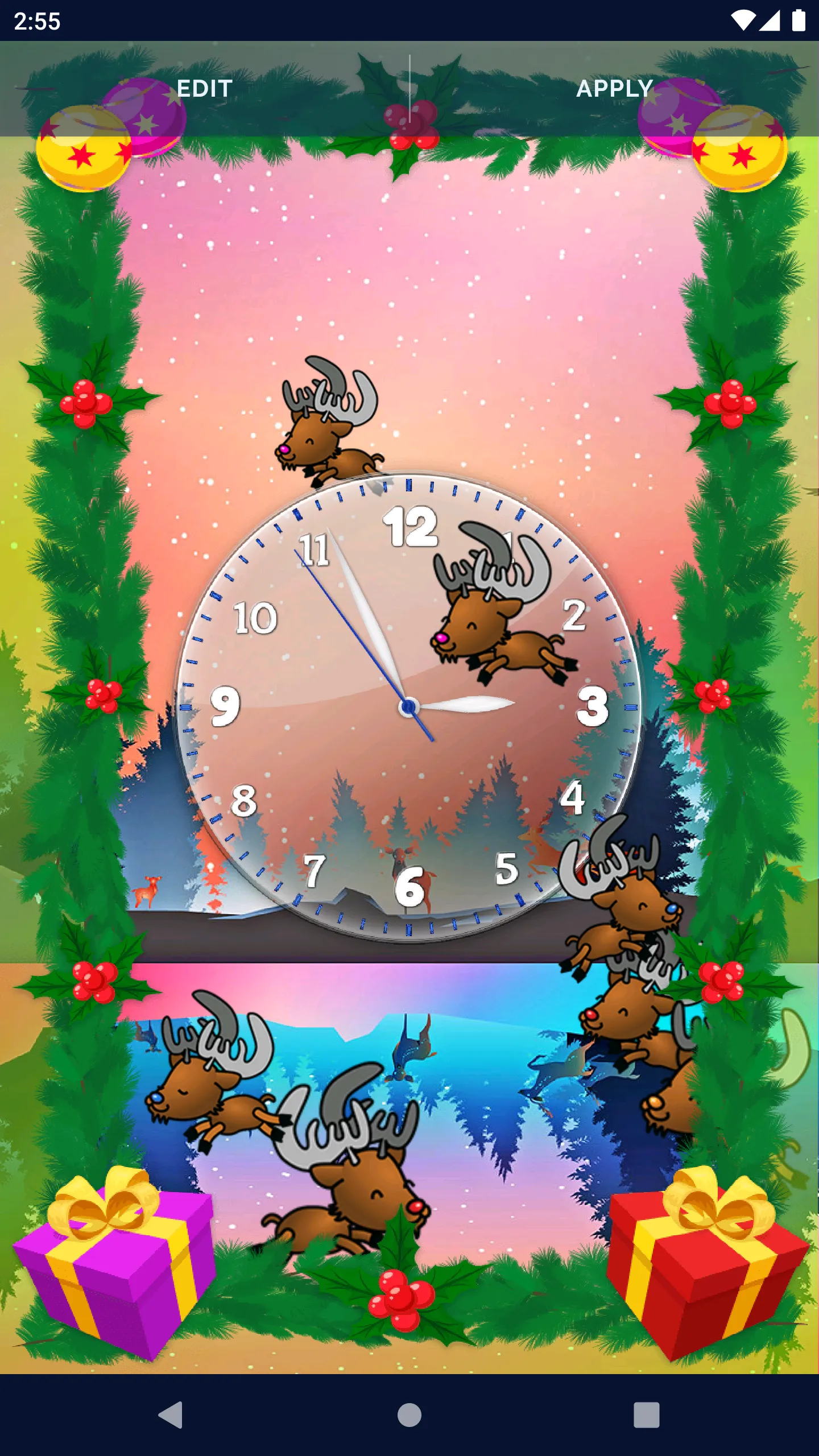 Reindeer HD Live Wallpaper | Indus Appstore | Screenshot