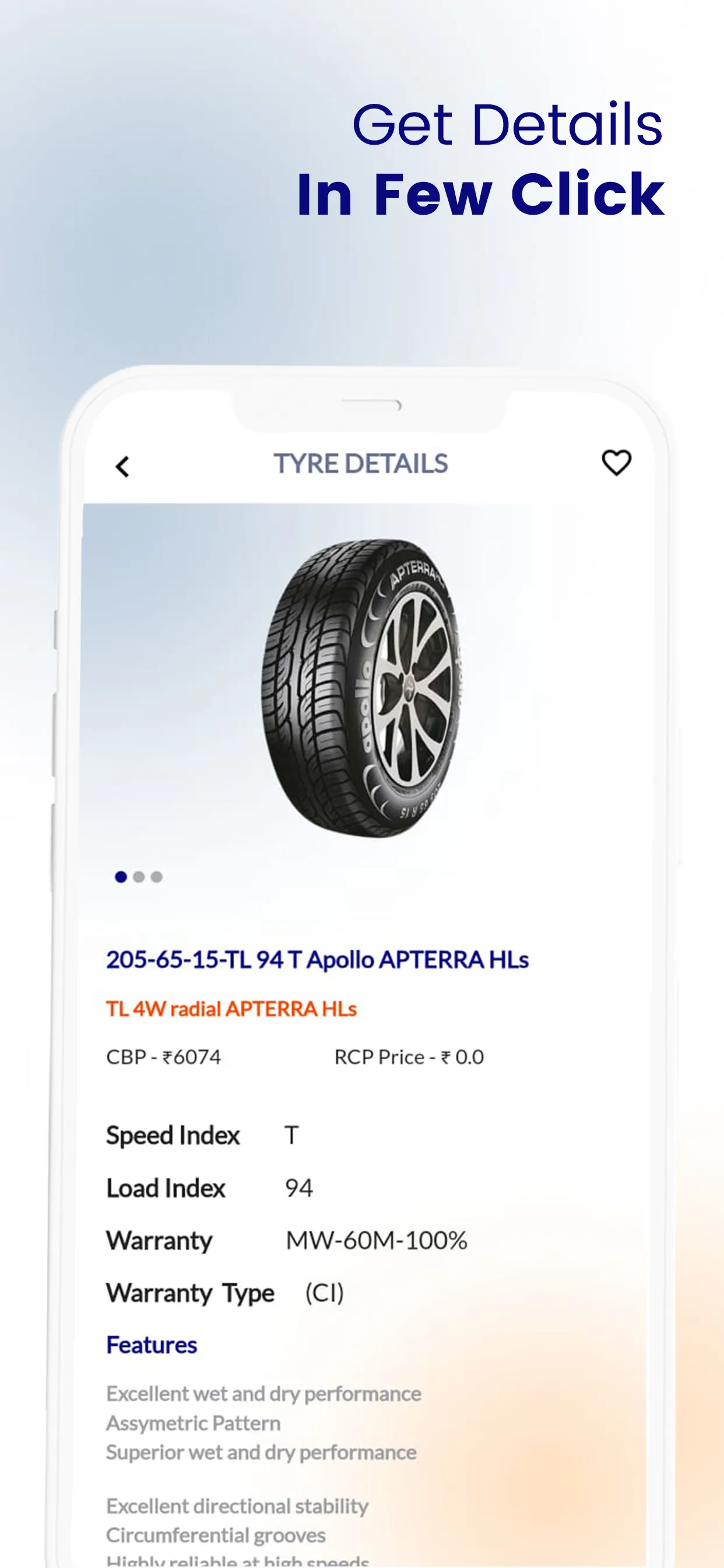 Tyres Price List | Indus Appstore | Screenshot