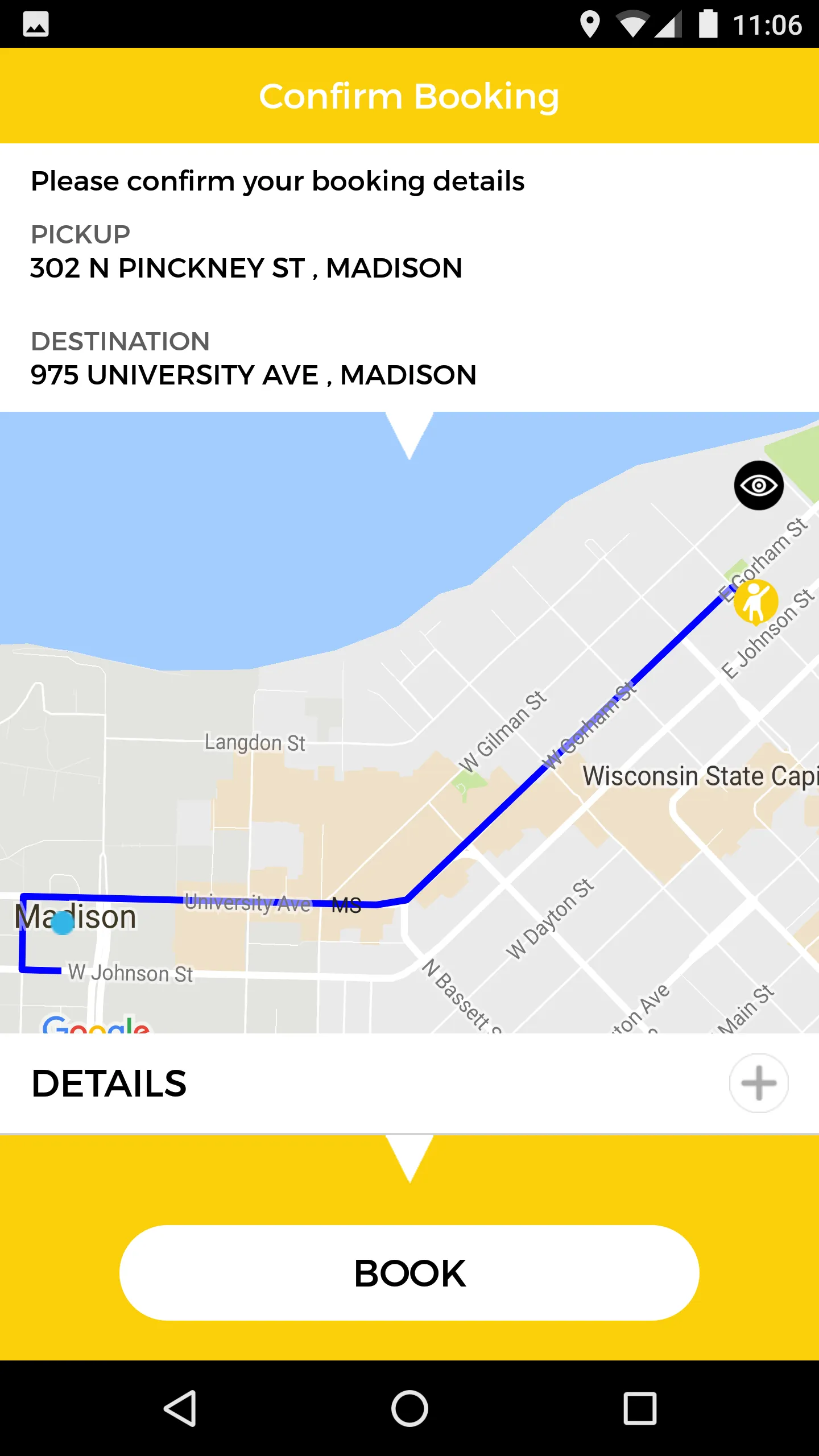 Union Cab of Madison | Indus Appstore | Screenshot