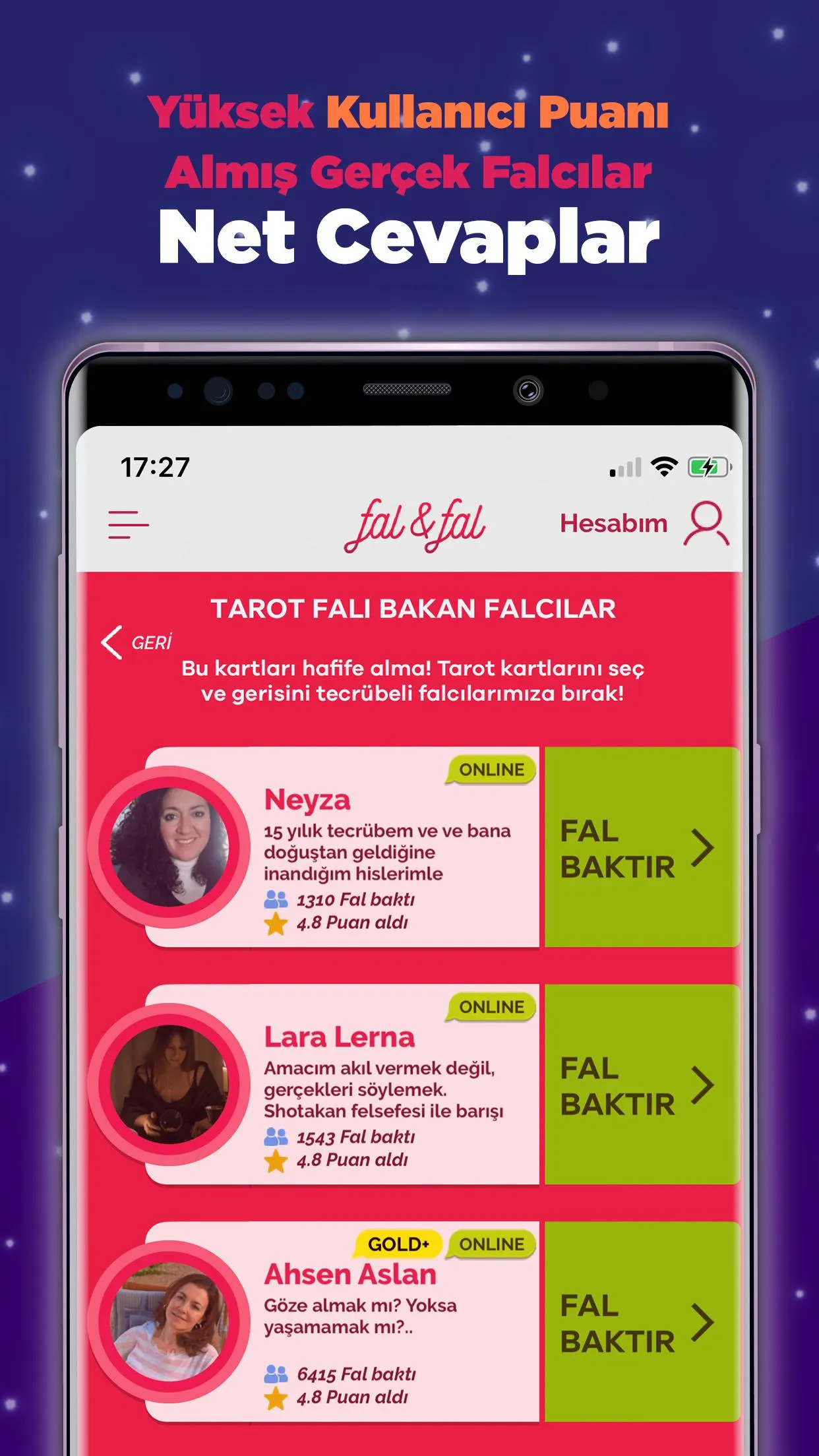 FalveFal - Gerçek Falcılar | Indus Appstore | Screenshot