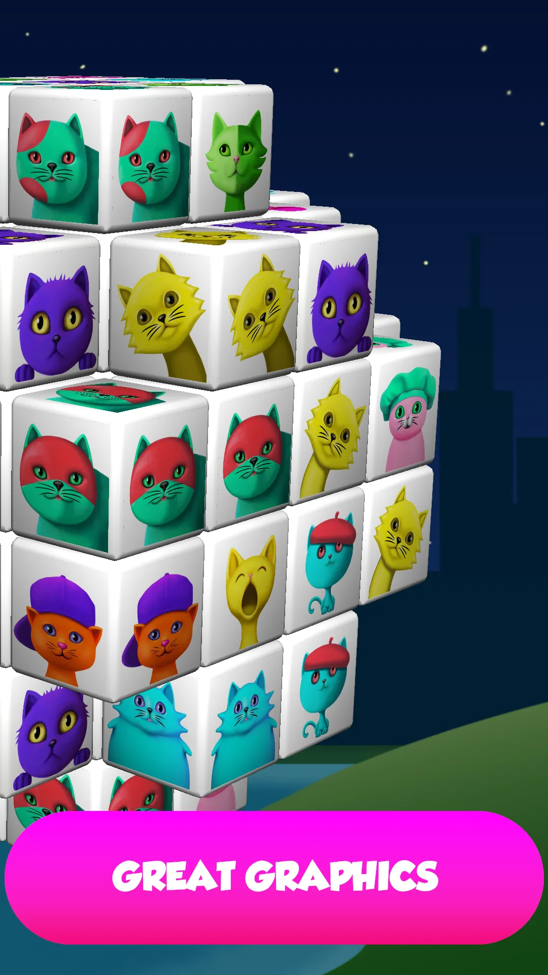 City Cats Mahjong | Indus Appstore | Screenshot