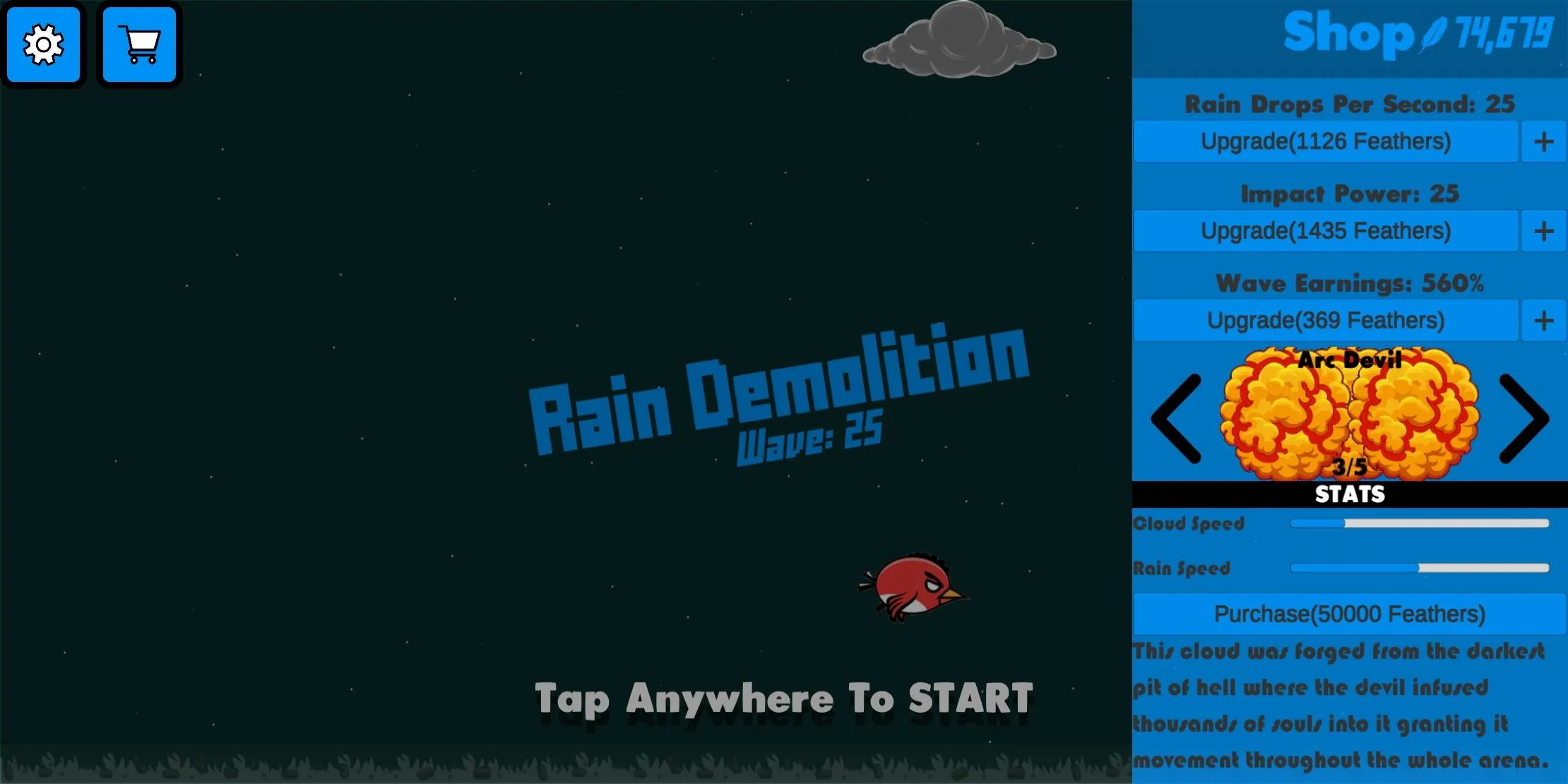 Rain Demolition | Indus Appstore | Screenshot