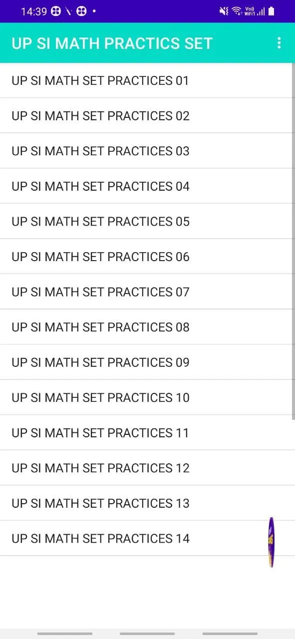 UP SI MATH SET PRACTICES HINDI | Indus Appstore | Screenshot