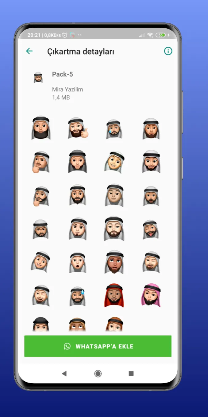 Muslim Islamic Sticker-Memoji  | Indus Appstore | Screenshot