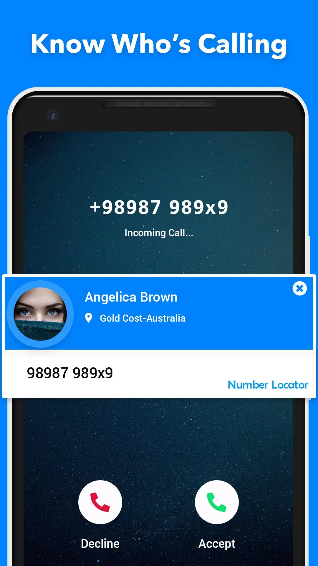 Mobile Number Locator: Caller  | Indus Appstore | Screenshot