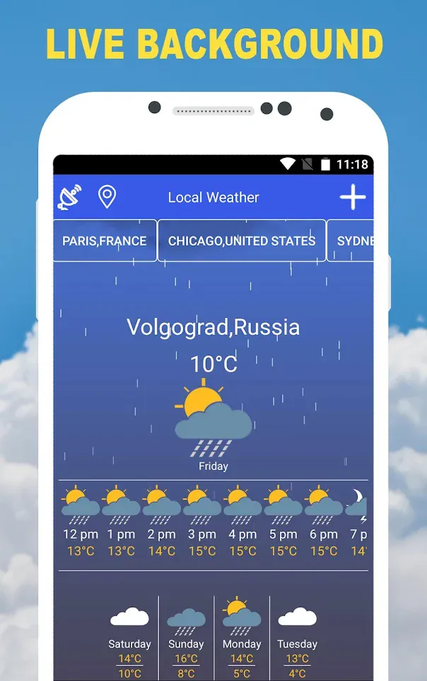 Local weather real forecast | Indus Appstore | Screenshot