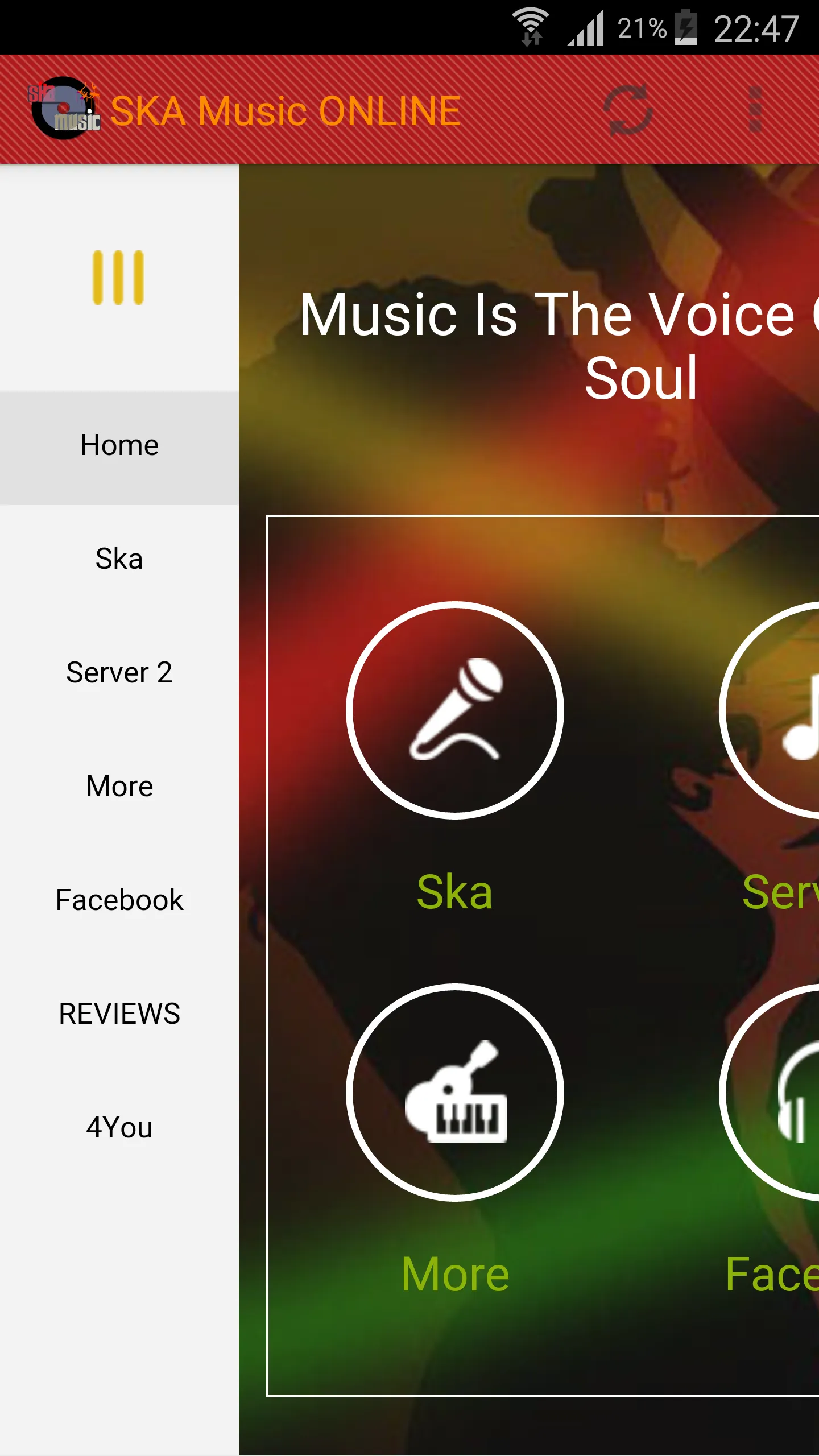 Ska Radio Keep Calm for Music | Indus Appstore | Screenshot